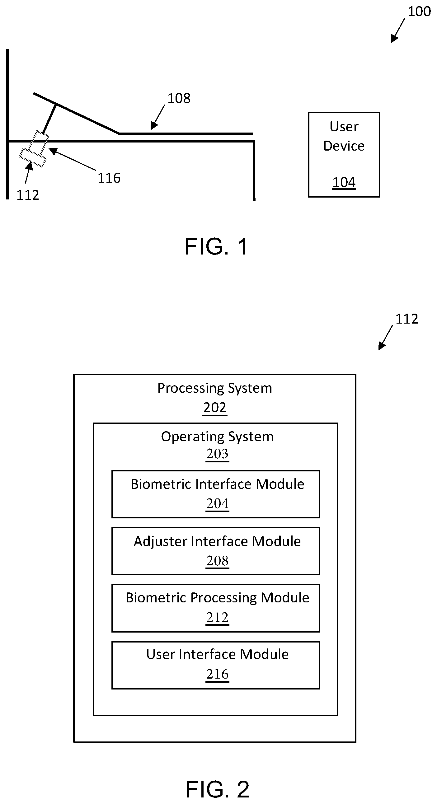 Patent US12403054 Figure 1 – Methods, systems, and apparatus for an adjustable bed frame based on biometric information