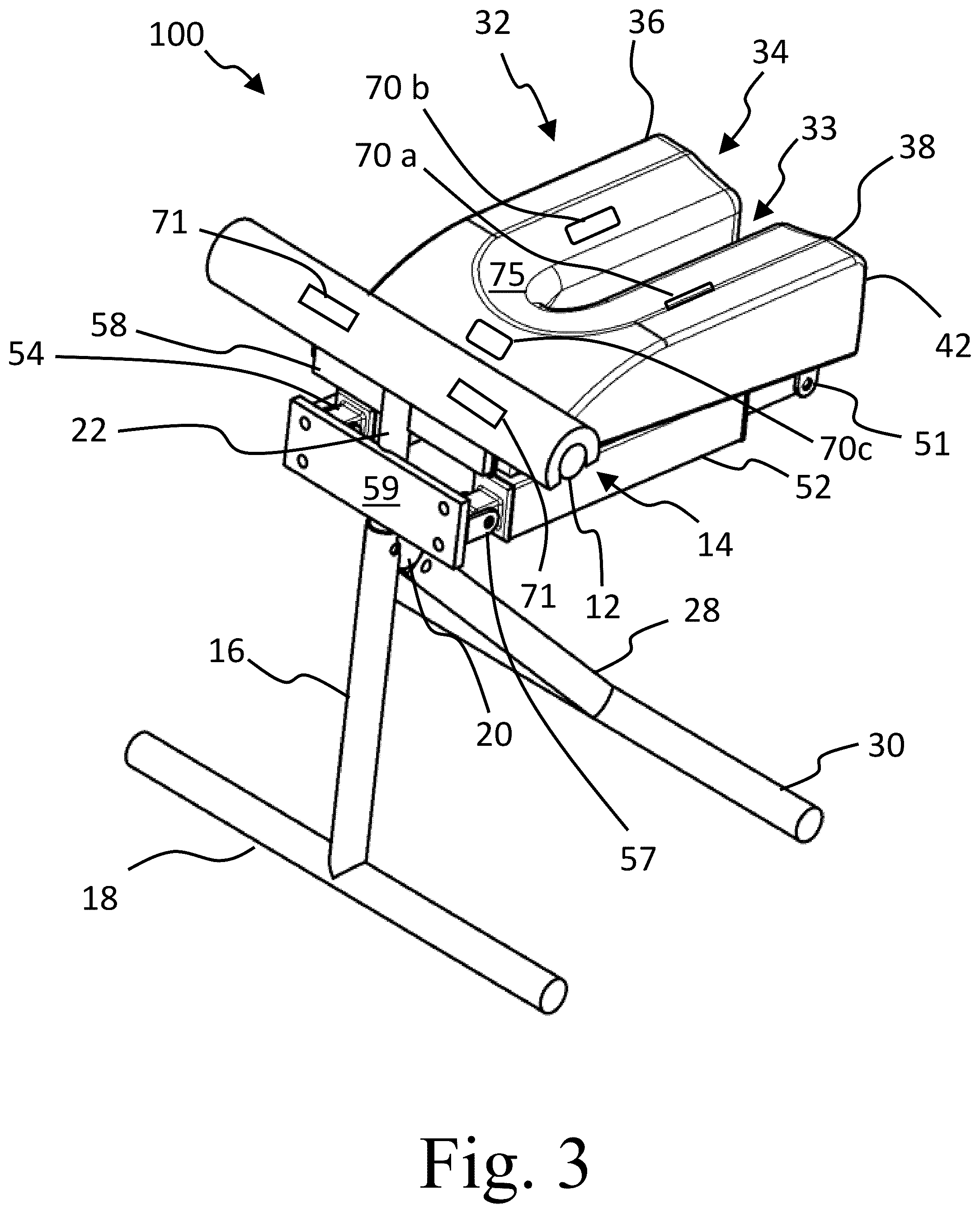 Patent US12403059 Figure 3 – Systems and methods for knee joint therapy