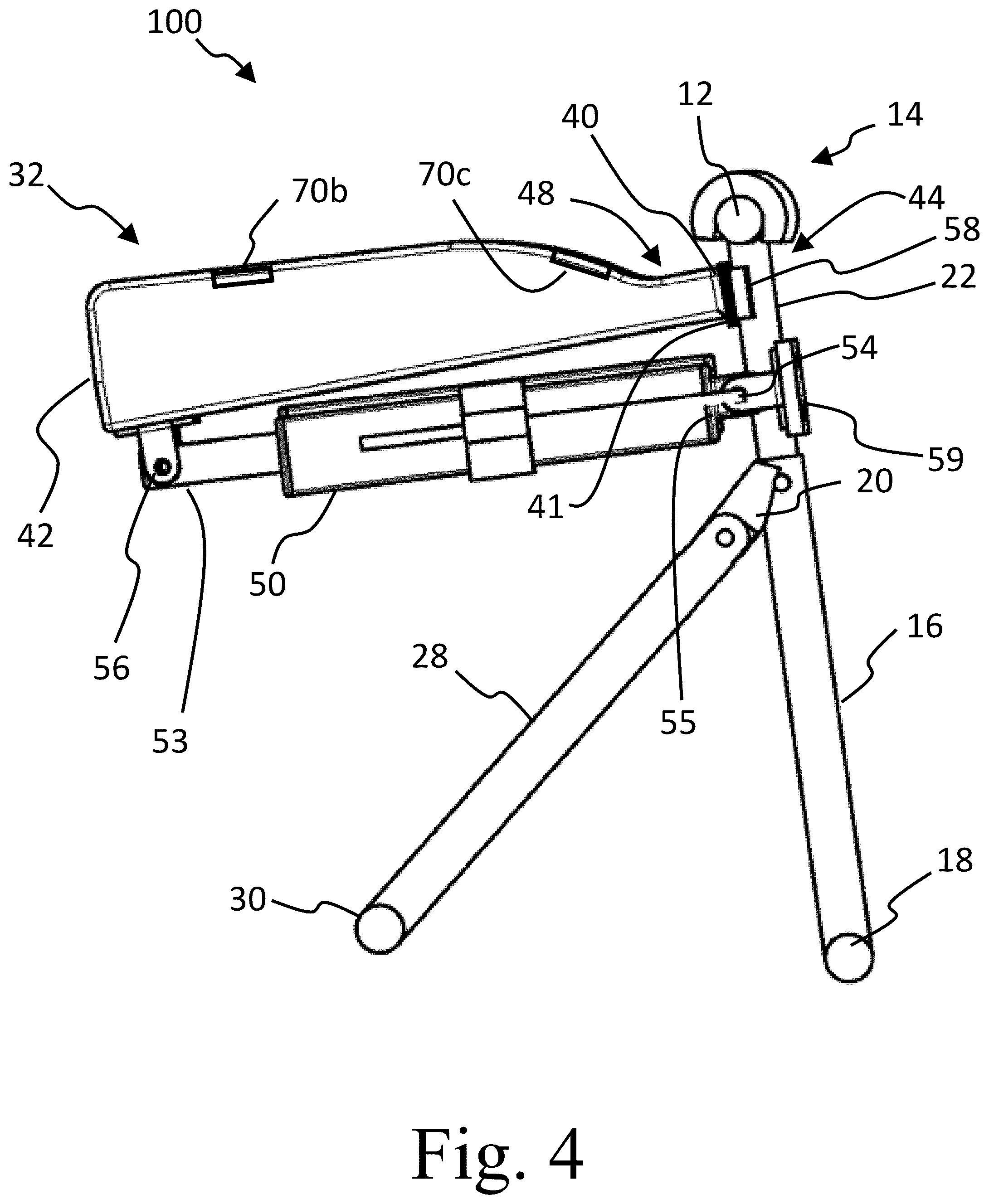 Patent US12403059 Figure 4 – Systems and methods for knee joint therapy
