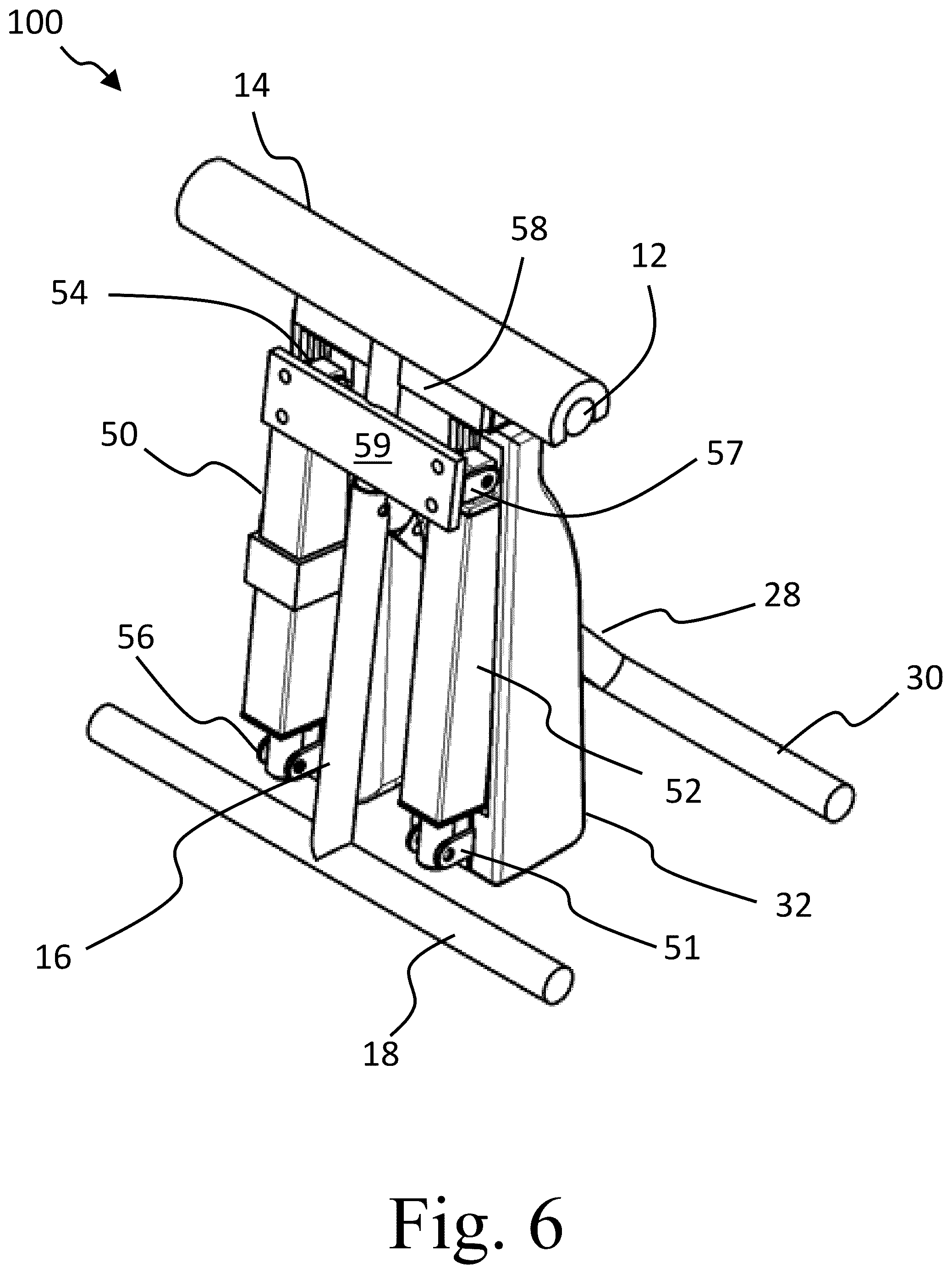 Patent US12403059 Figure 6 – Systems and methods for knee joint therapy
