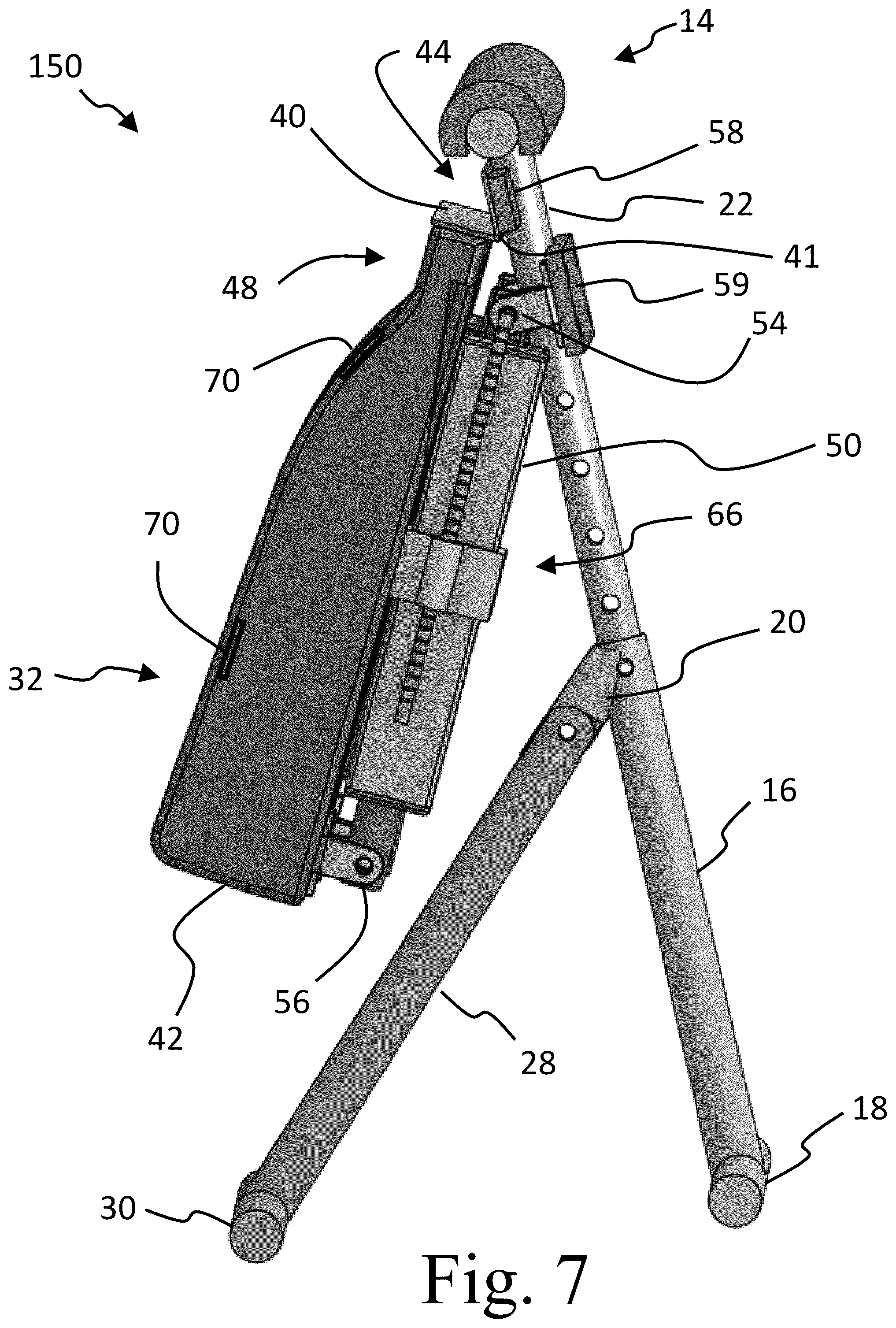 Patent US12403059 Figure 7 – Systems and methods for knee joint therapy