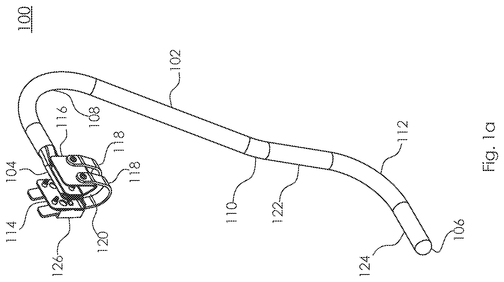 Patent US12403063 Figure 1 – Extended handle mechanism for percussive massage device and method of use