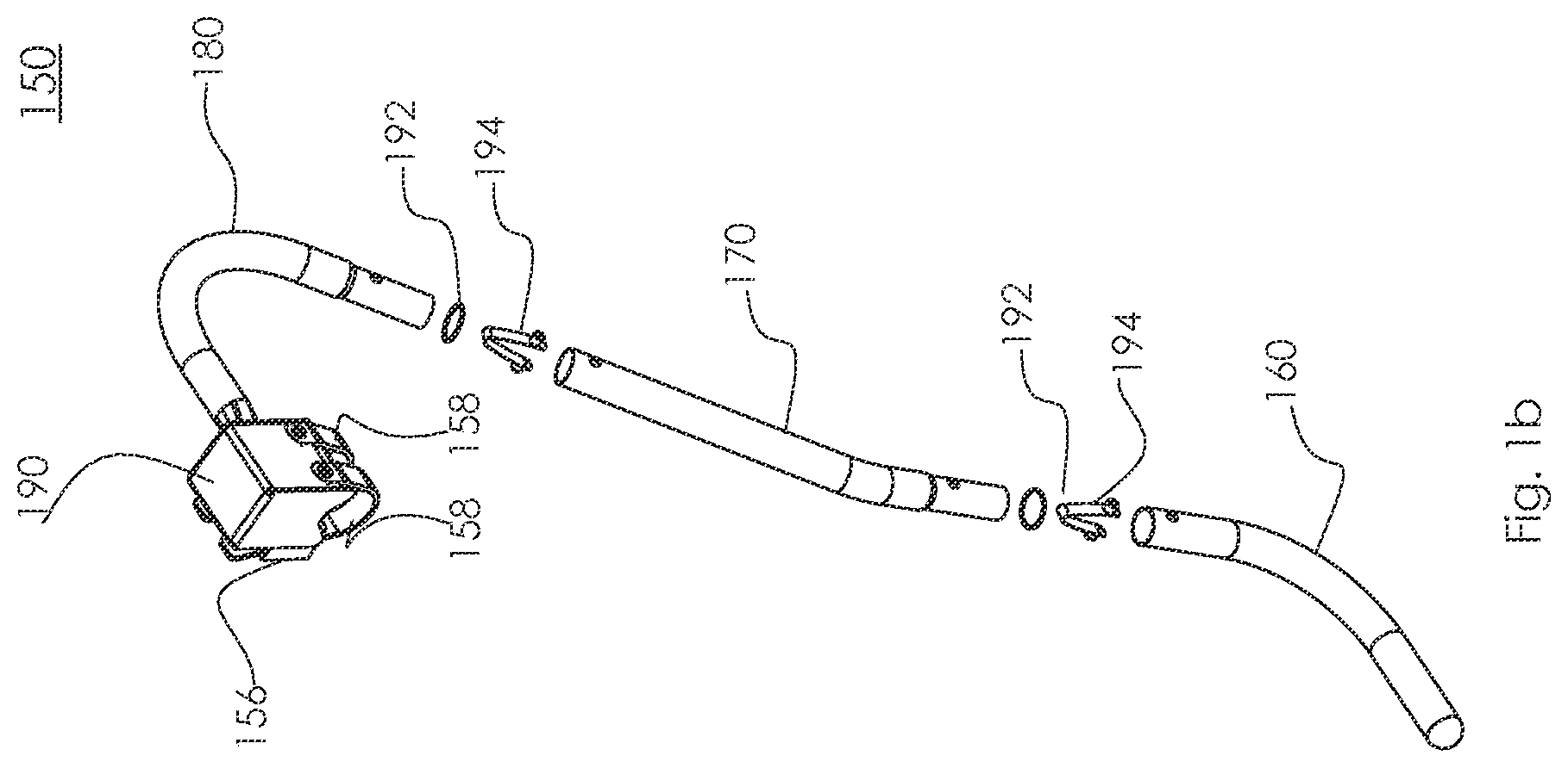 Patent US12403063 Figure 2 – Extended handle mechanism for percussive massage device and method of use