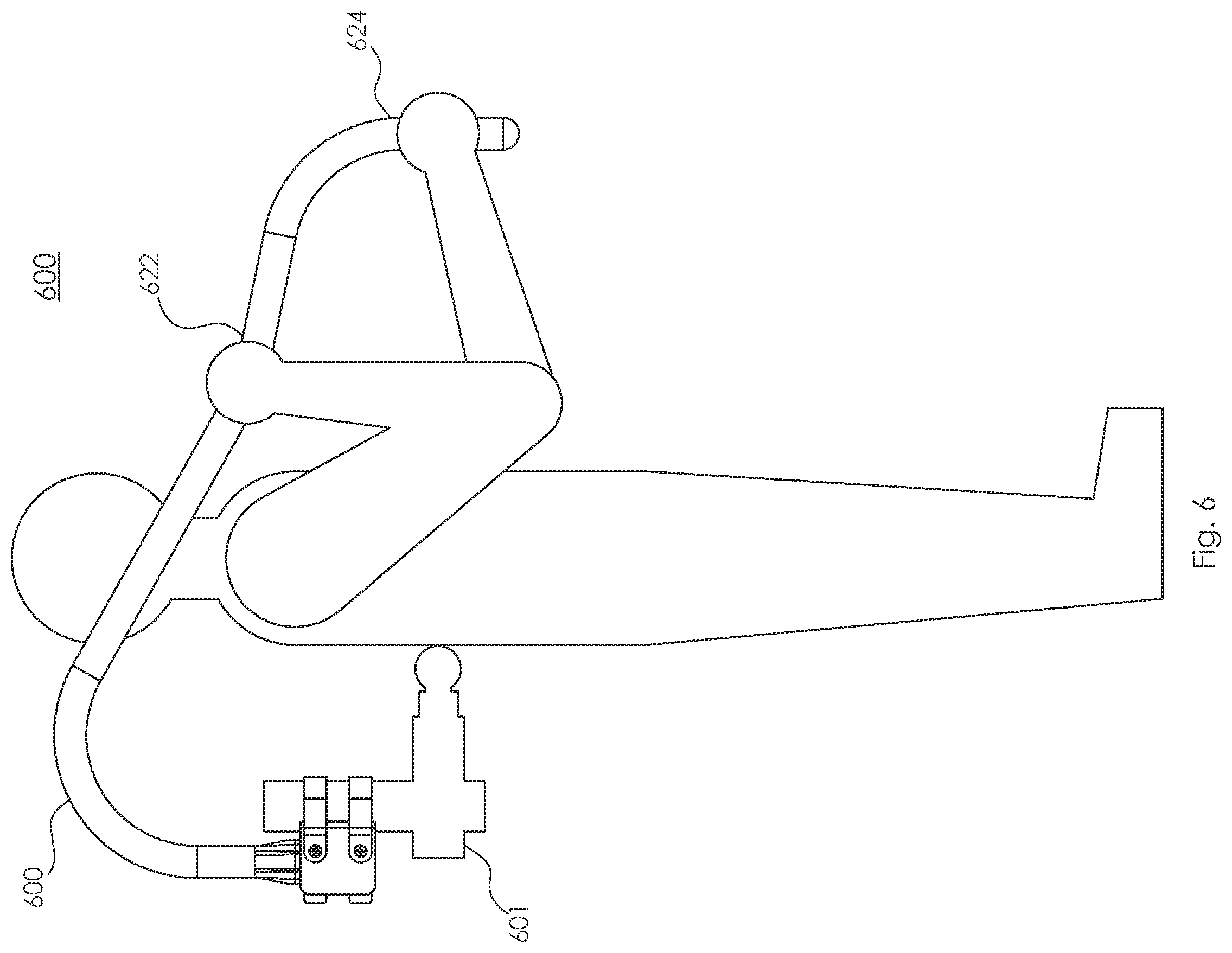 Patent US12403063 Figure 7 – Extended handle mechanism for percussive massage device and method of use