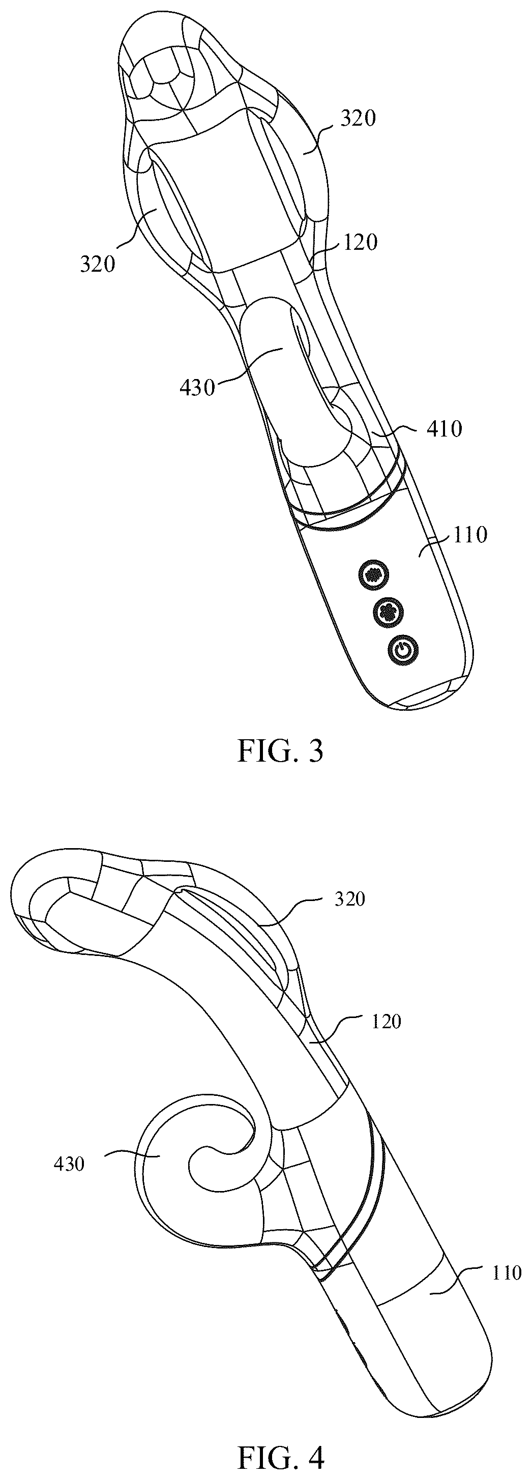 Patent US12403064 Figure 2 – Massager