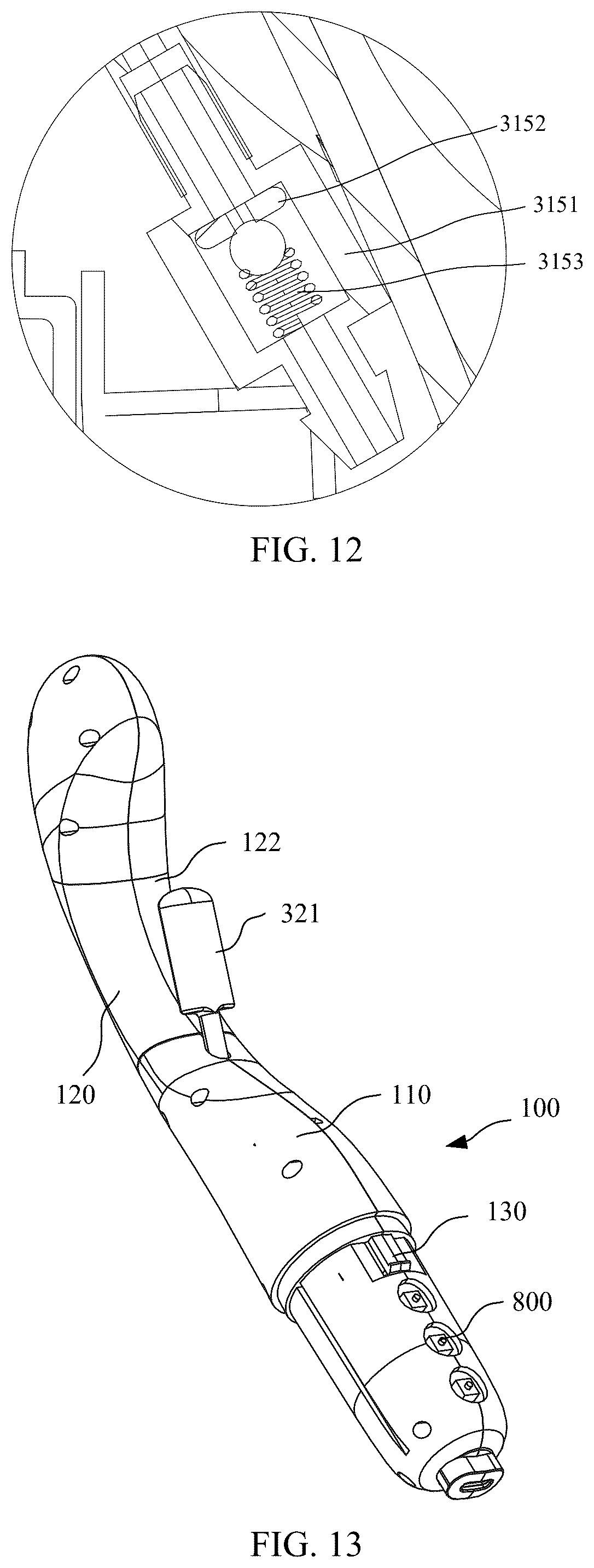 Patent US12403064 Figure 10 – Massager