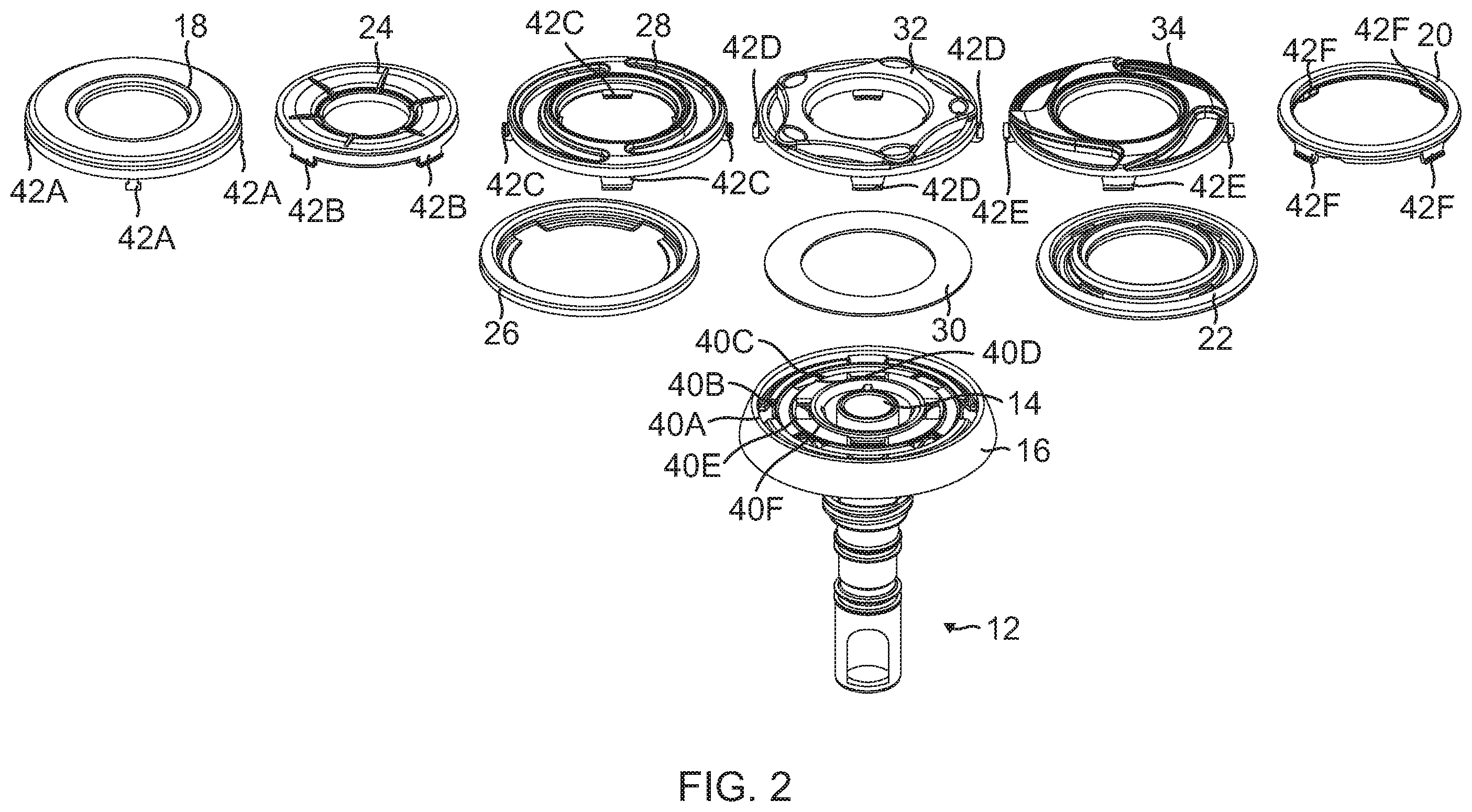 Patent US12403068 Figure 2 – Common escutcheon base