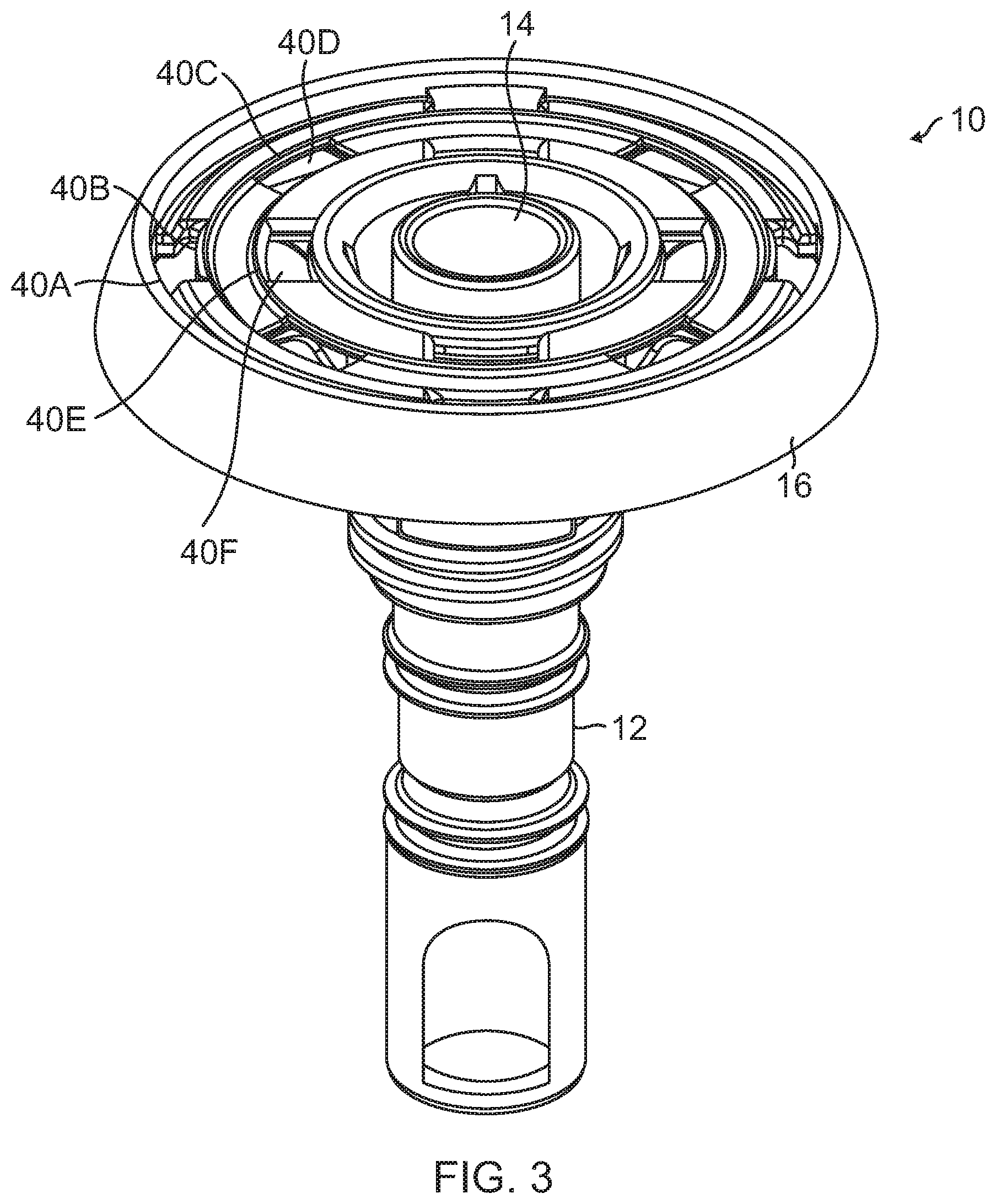 Patent US12403068 Figure 3 – Common escutcheon base