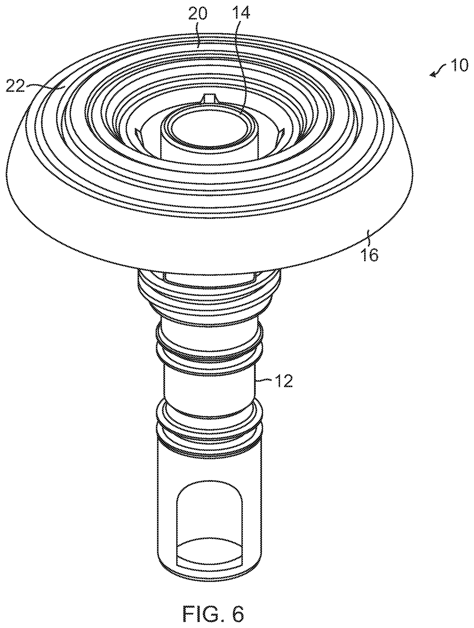 Patent US12403068 Figure 6 – Common escutcheon base