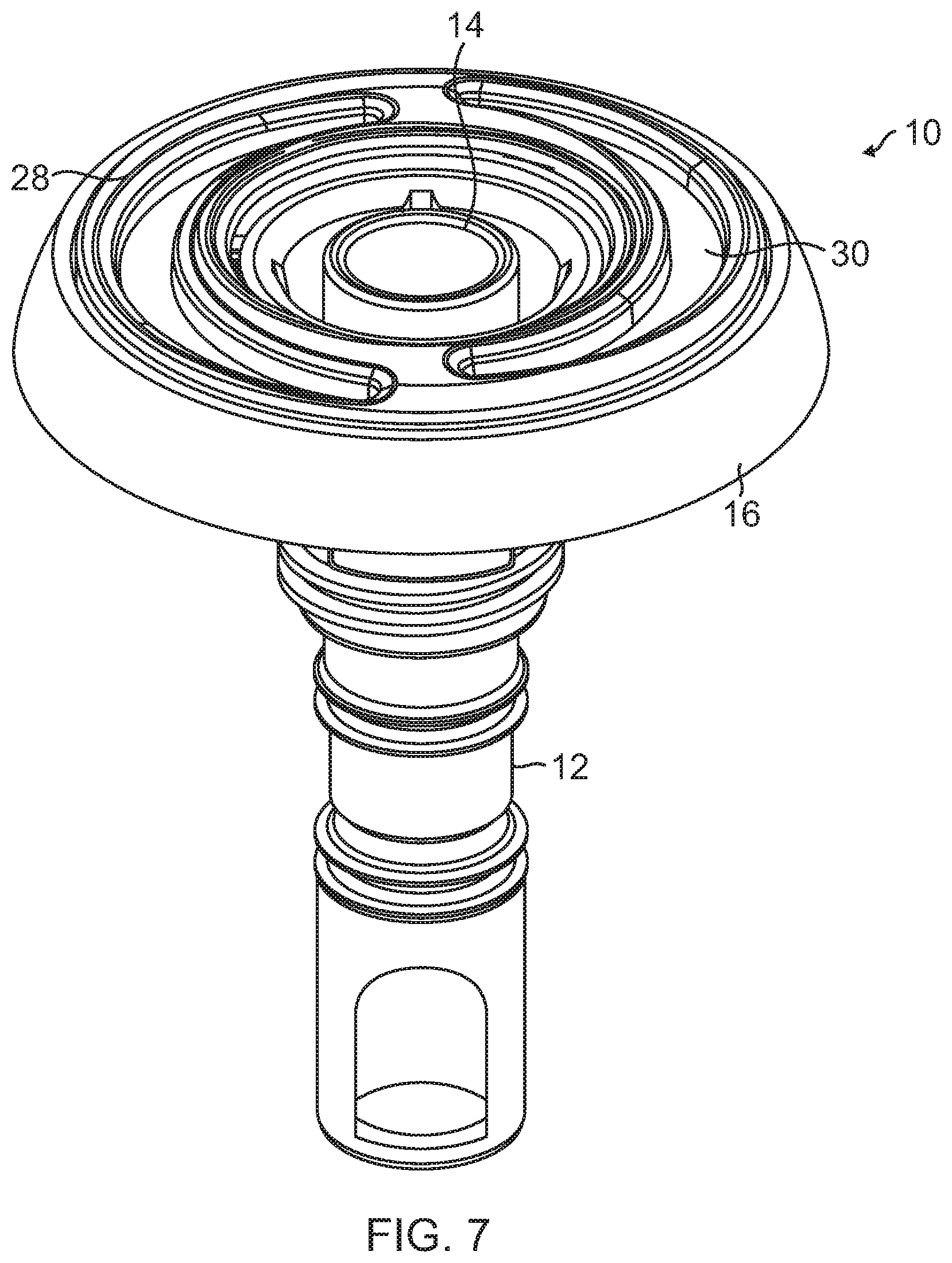 Patent US12403068 Figure 7 – Common escutcheon base