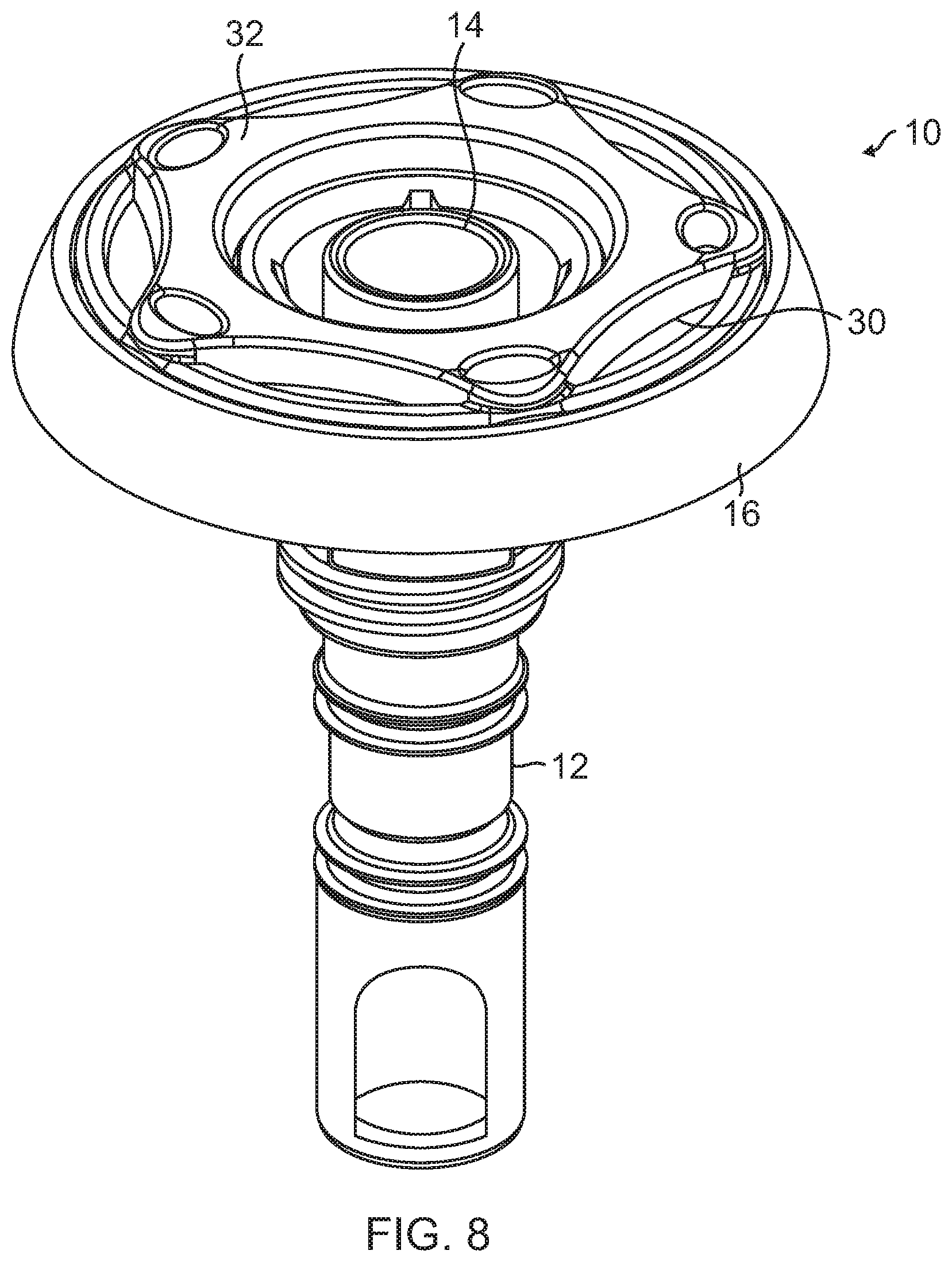 Patent US12403068 Figure 8 – Common escutcheon base