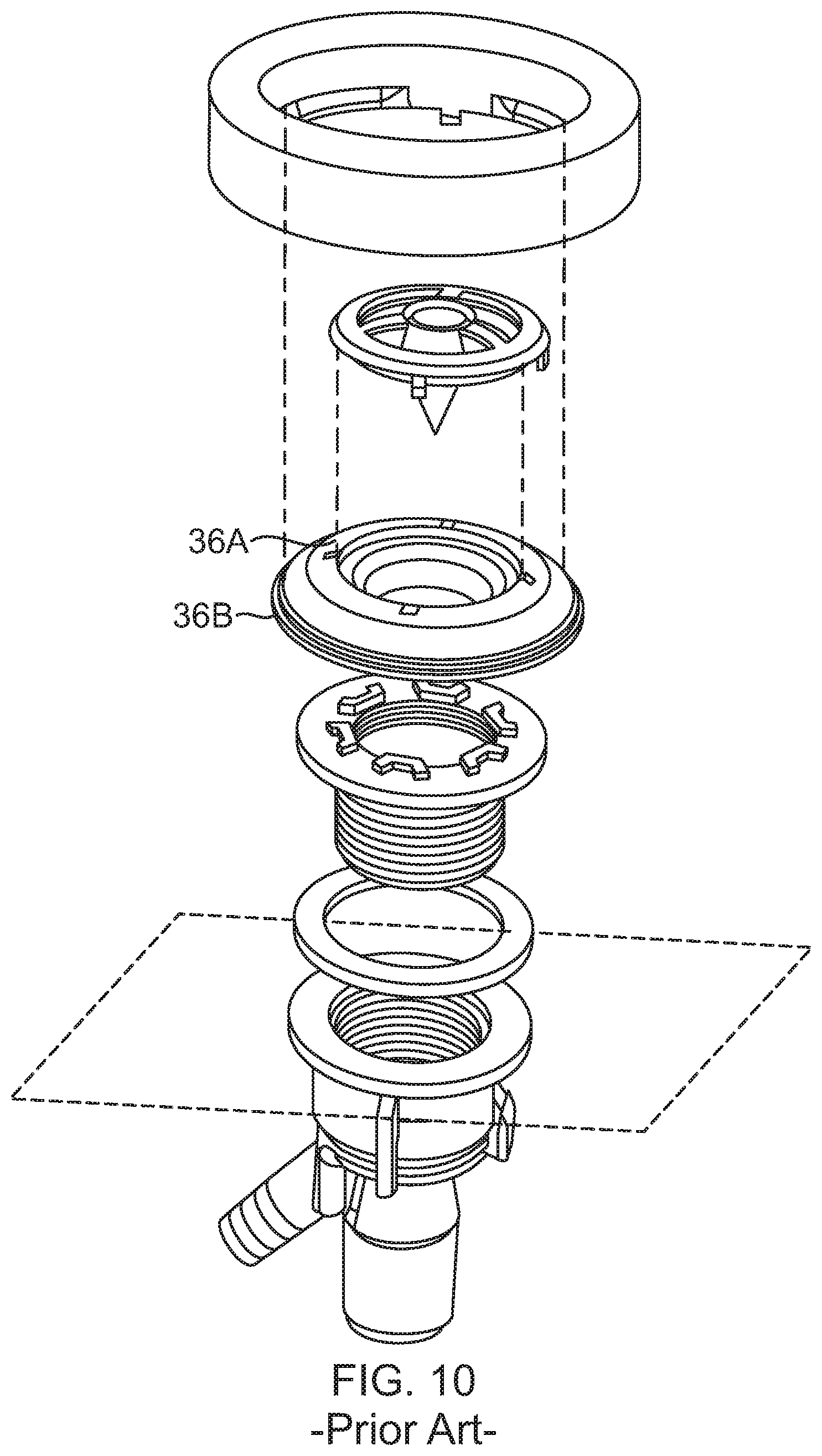 Patent US12403068 Figure 10 – Common escutcheon base