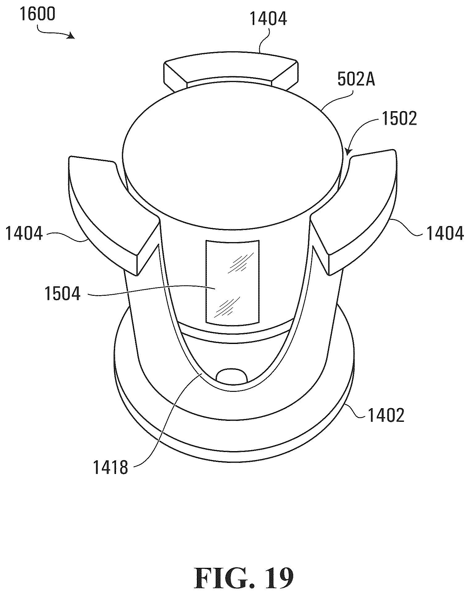 Patent US12403069 Figure 14 – Adapter for use in a planetary mixer