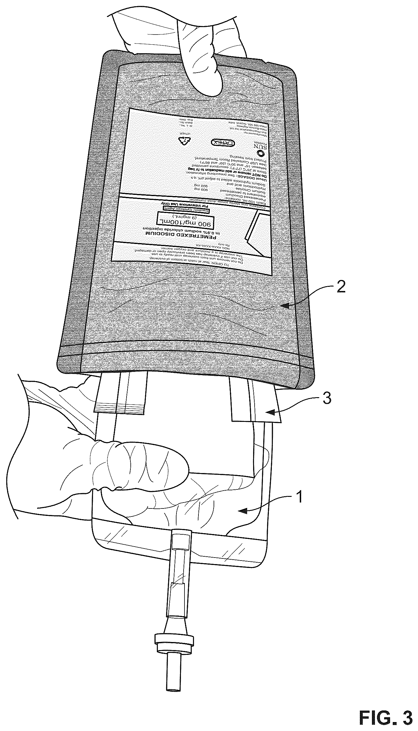 Patent US12403070 Figure 3 – Intravenous infusion dosage form