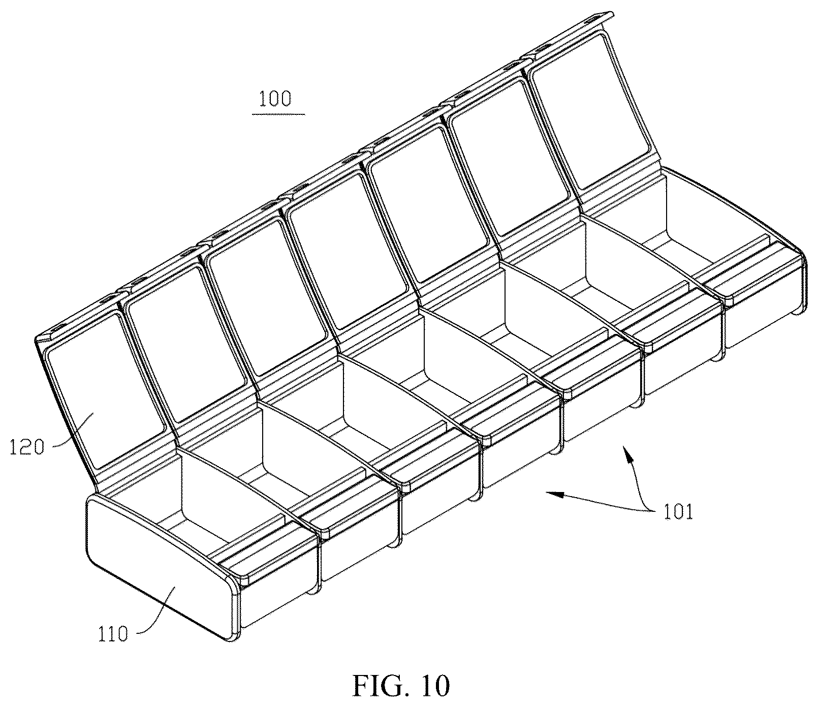 Patent US12403072 Figure 7 – Medication container