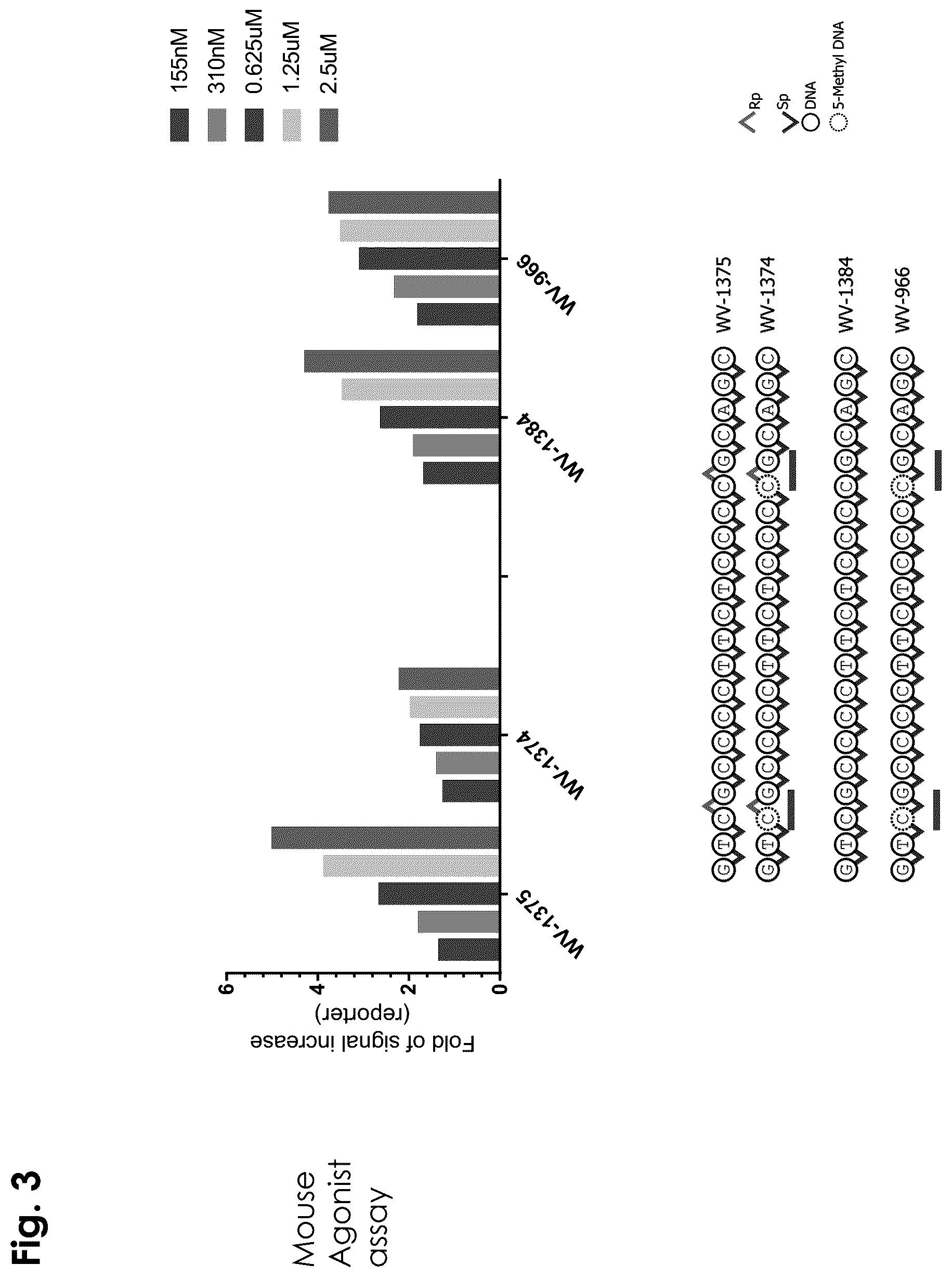 Patent US12403156 Figure 3 – Oligonucleotides, compositions and methods thereof