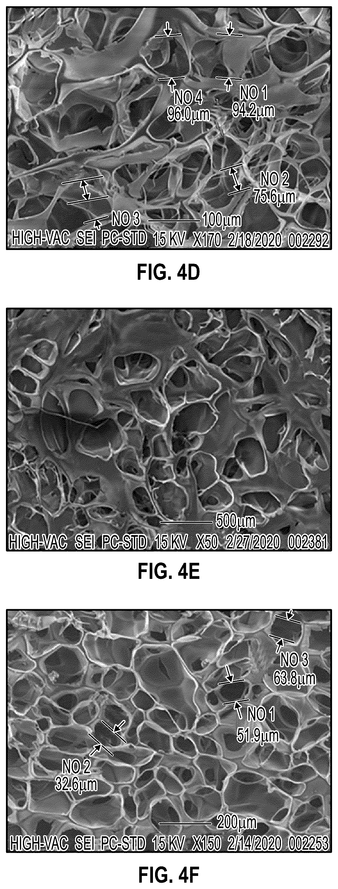 Patent US12403163 Figure 8 – 3D printed, freeze-dried hydrogels and methods of making and using the same