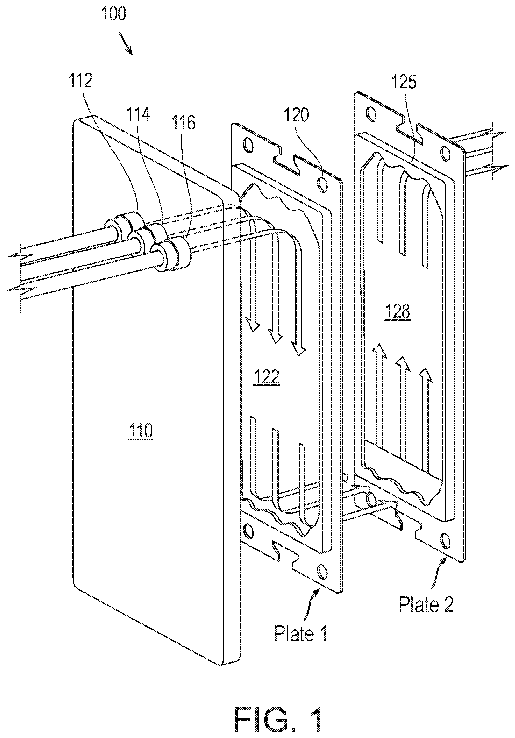 Patent US12403205 Figure 1 – System and method for ultraviolet sterilization of fluids