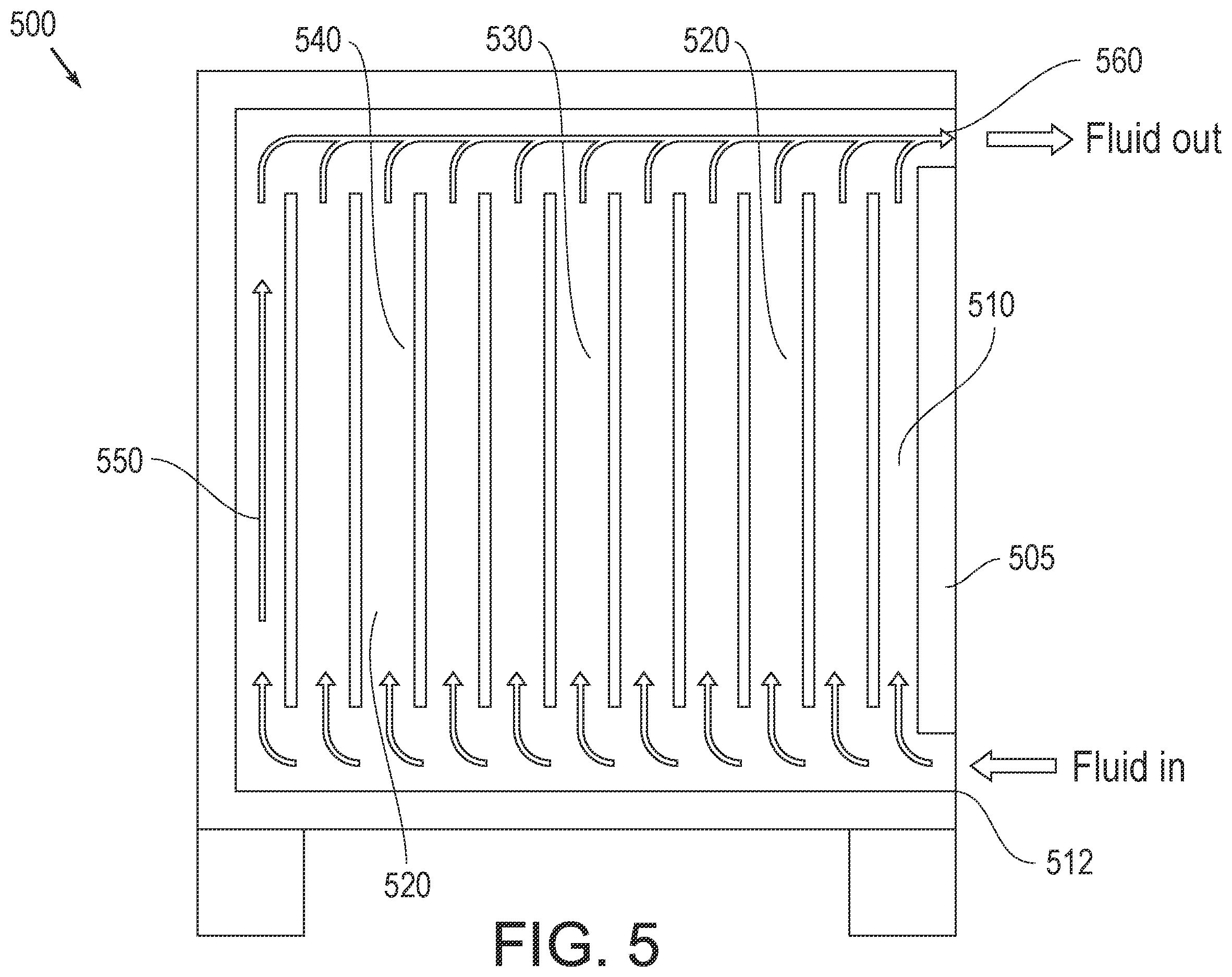 Patent US12403205 Figure 5 – System and method for ultraviolet sterilization of fluids