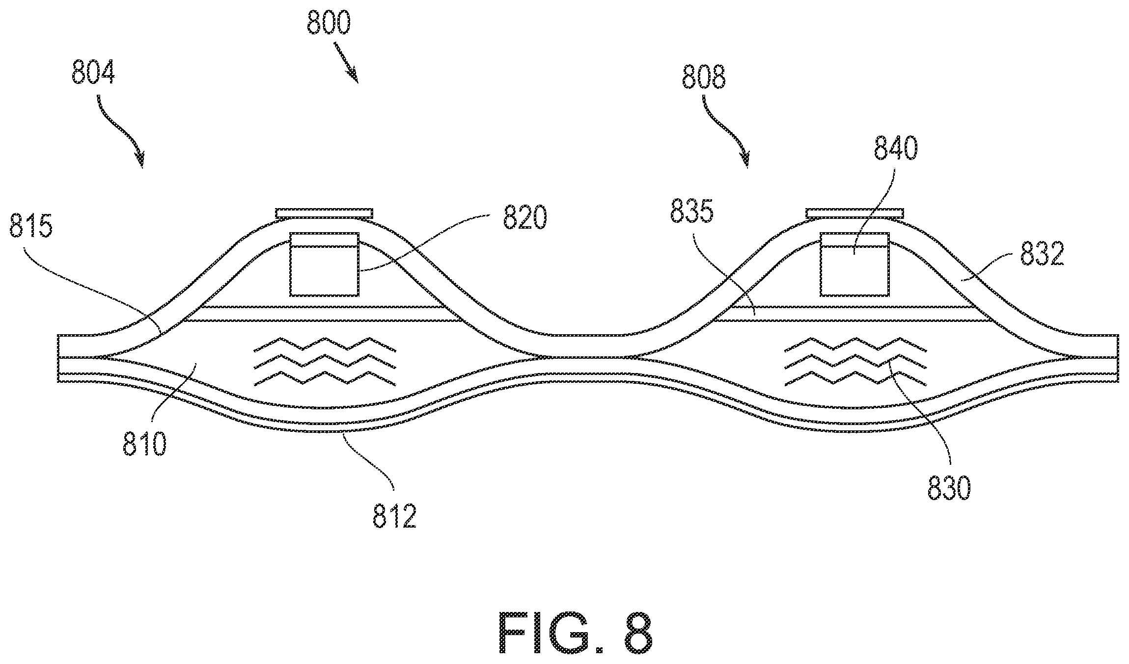 Patent US12403205 Figure 8 – System and method for ultraviolet sterilization of fluids