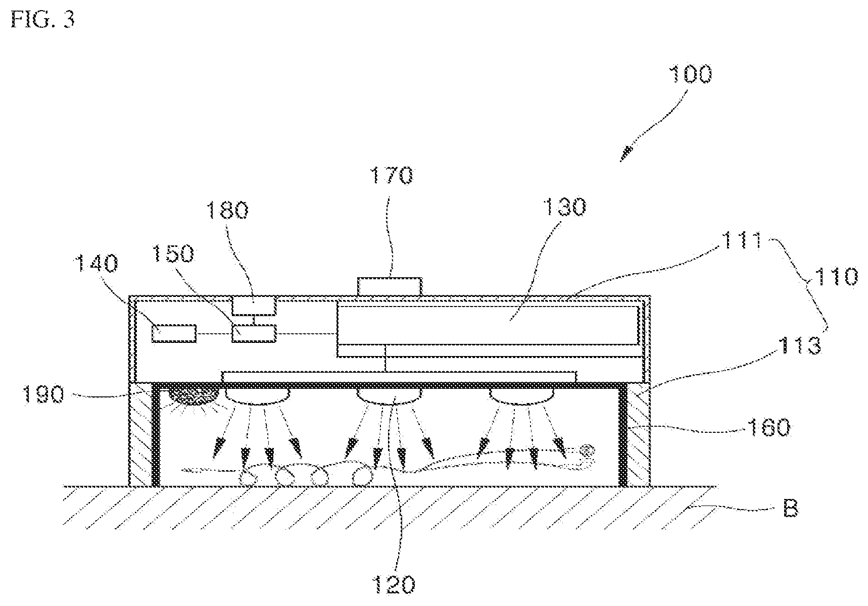 Patent US12403207 Figure 3 – Sterilizing apparatus