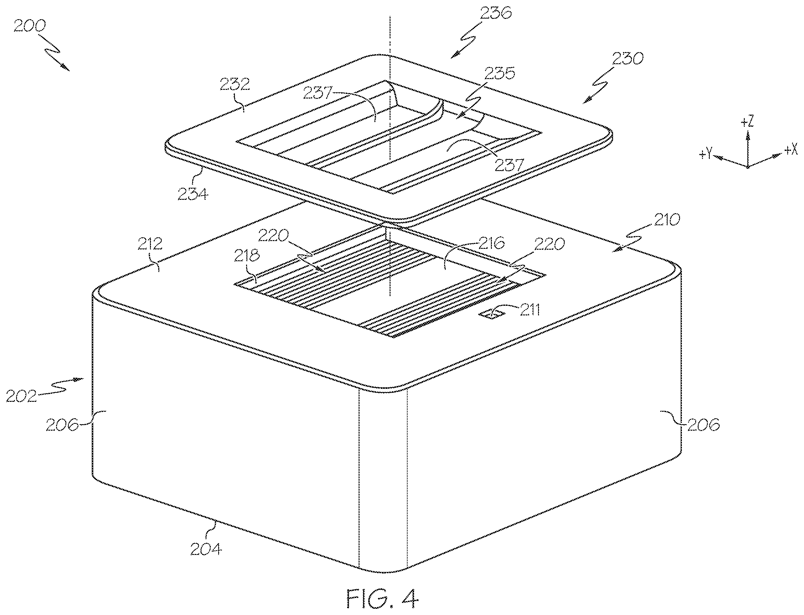 Patent US12403212 Figure 4 – Reusable tortuous path filters for sterilization containers