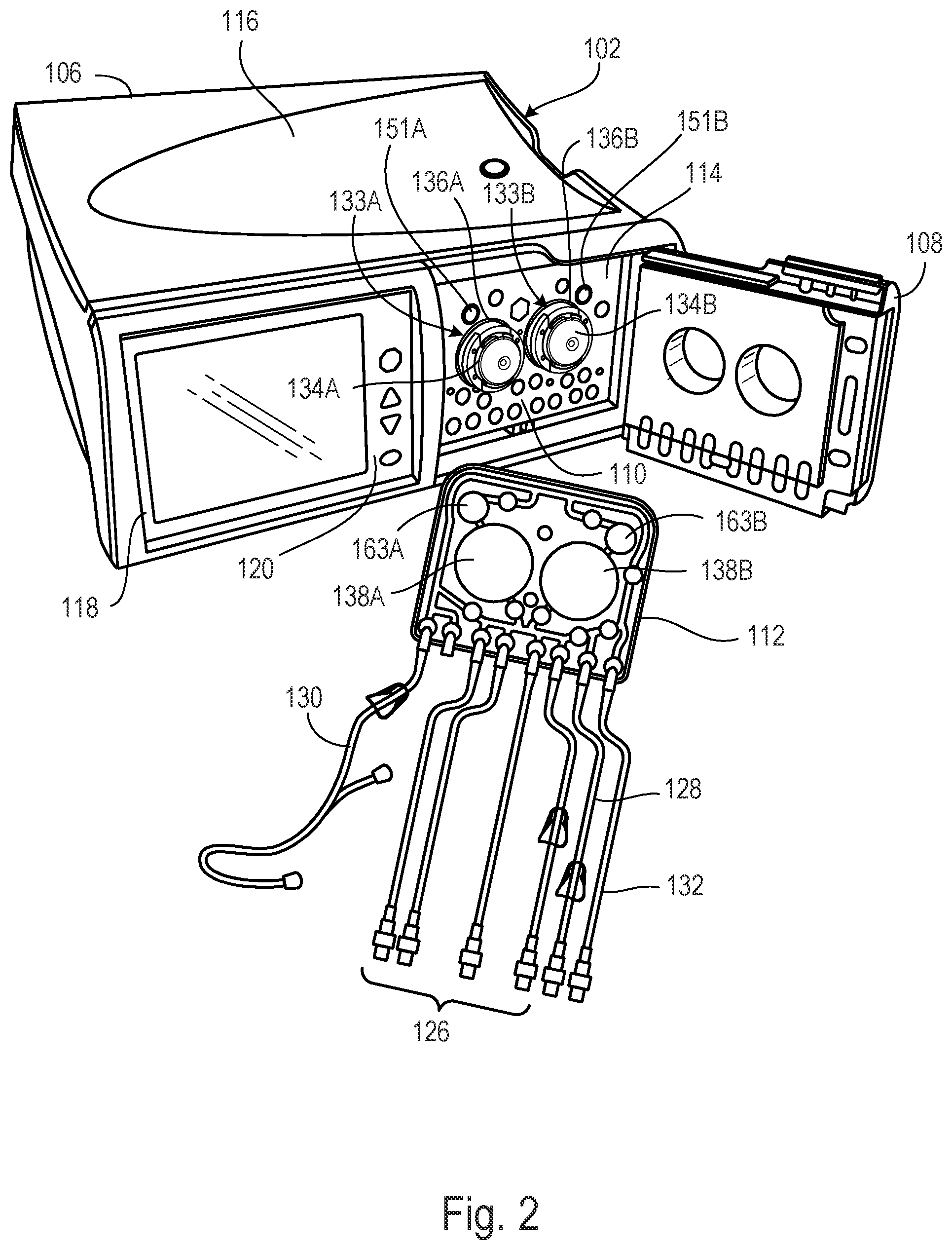 Patent US12403231 Figure 2 – Smart dialysis bag detection system