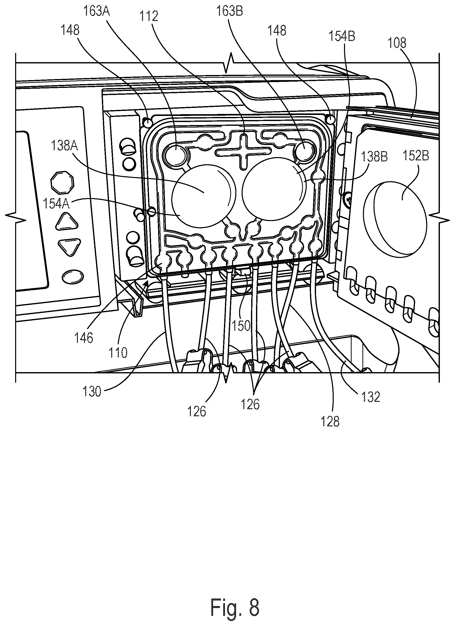 Patent US12403231 Figure 7 – Smart dialysis bag detection system