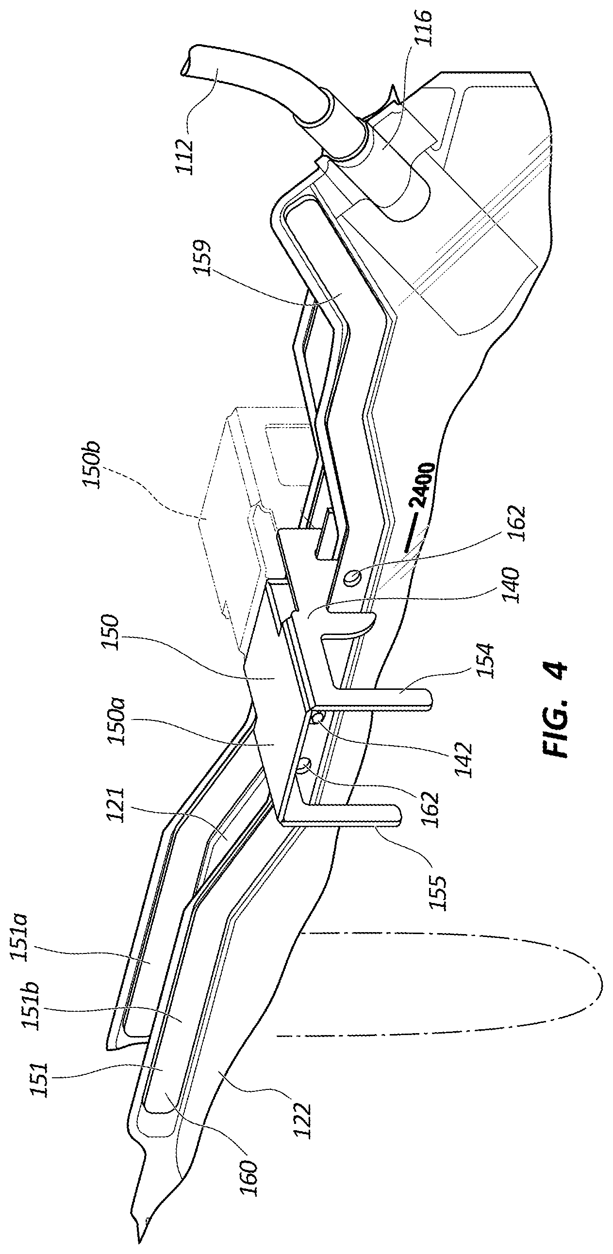 Patent US12403233 Figure 4 – Dual drainage bag, assemblies, and related methods
