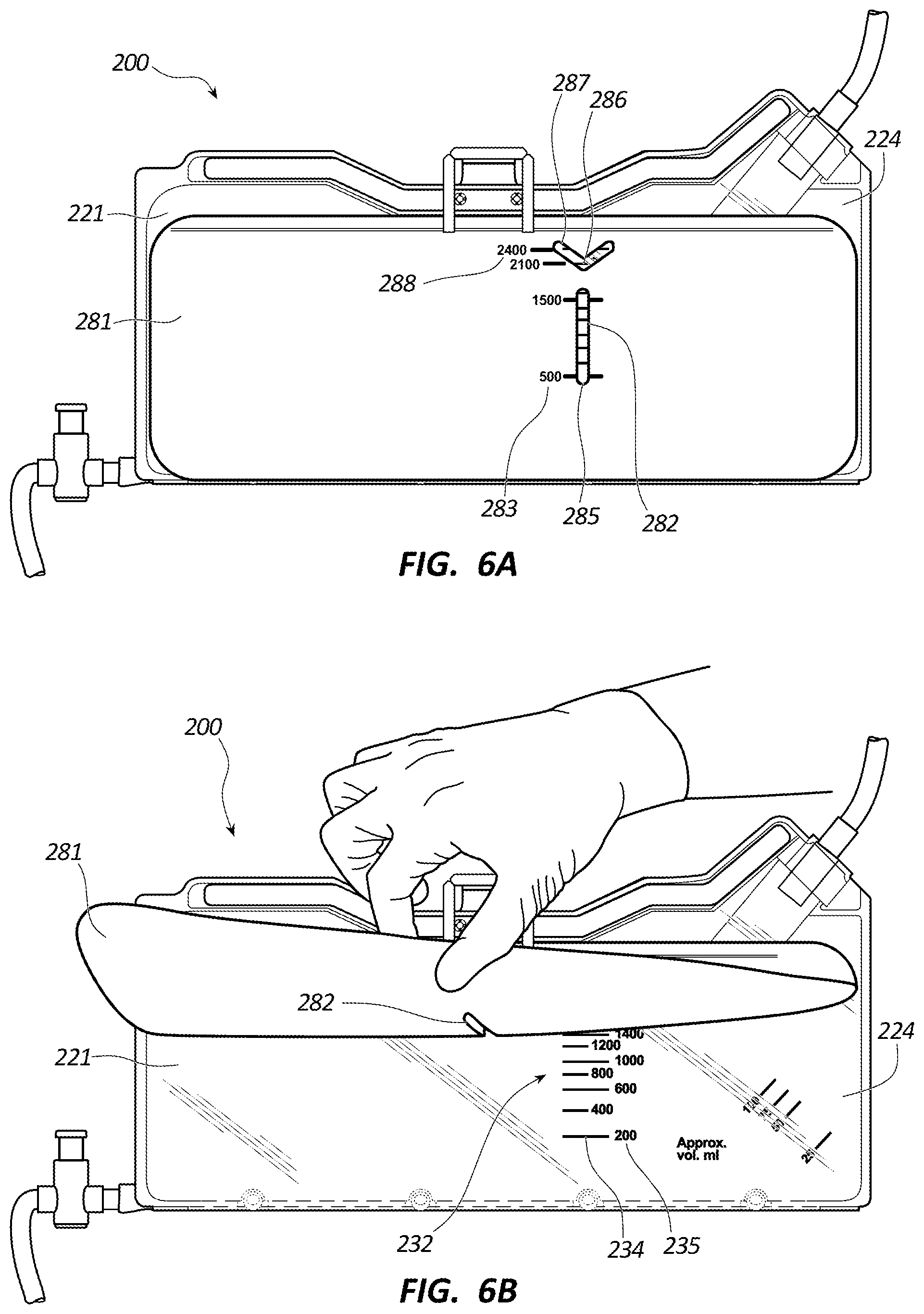 Patent US12403233 Figure 6 – Dual drainage bag, assemblies, and related methods
