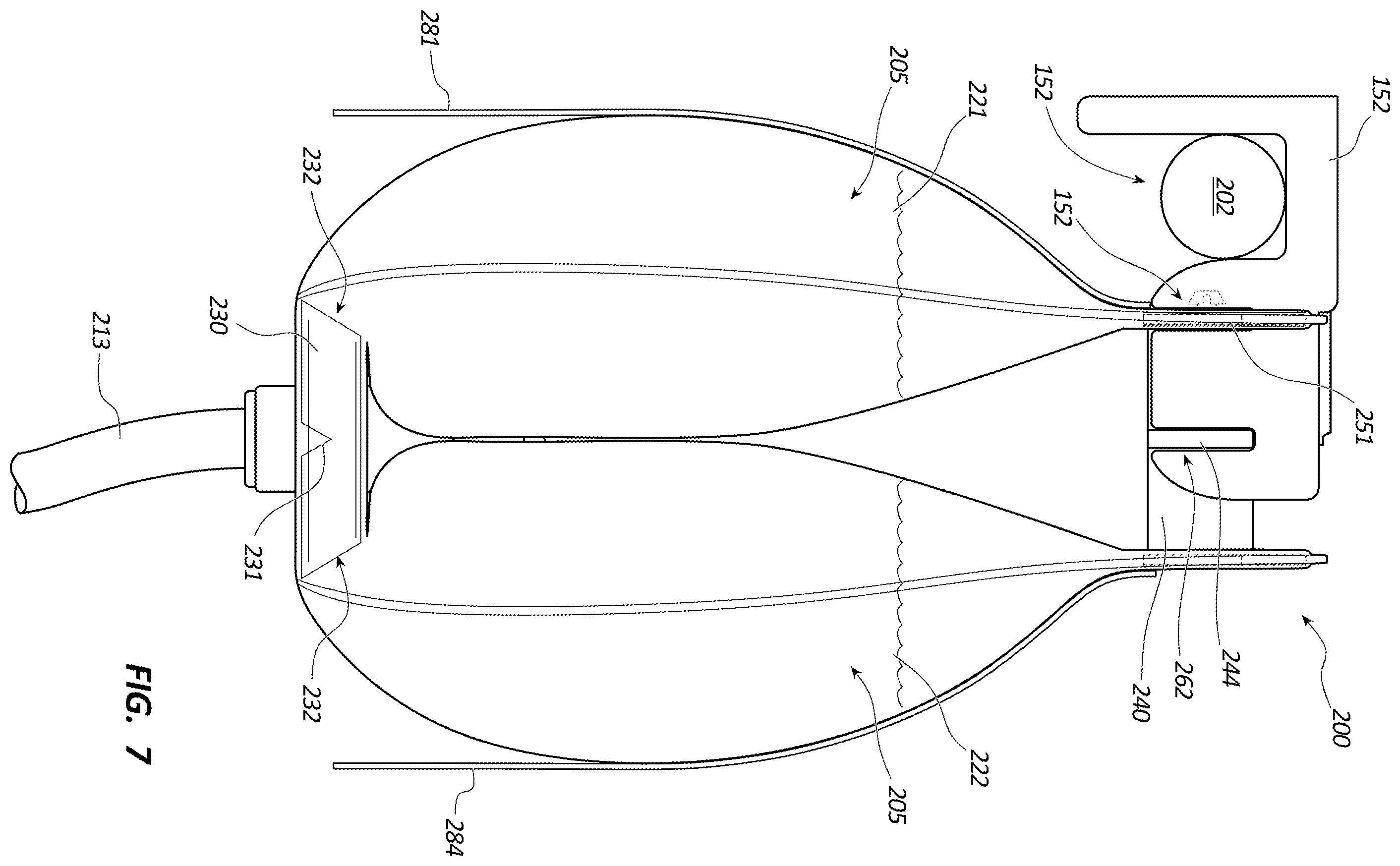 Patent US12403233 Figure 7 – Dual drainage bag, assemblies, and related methods