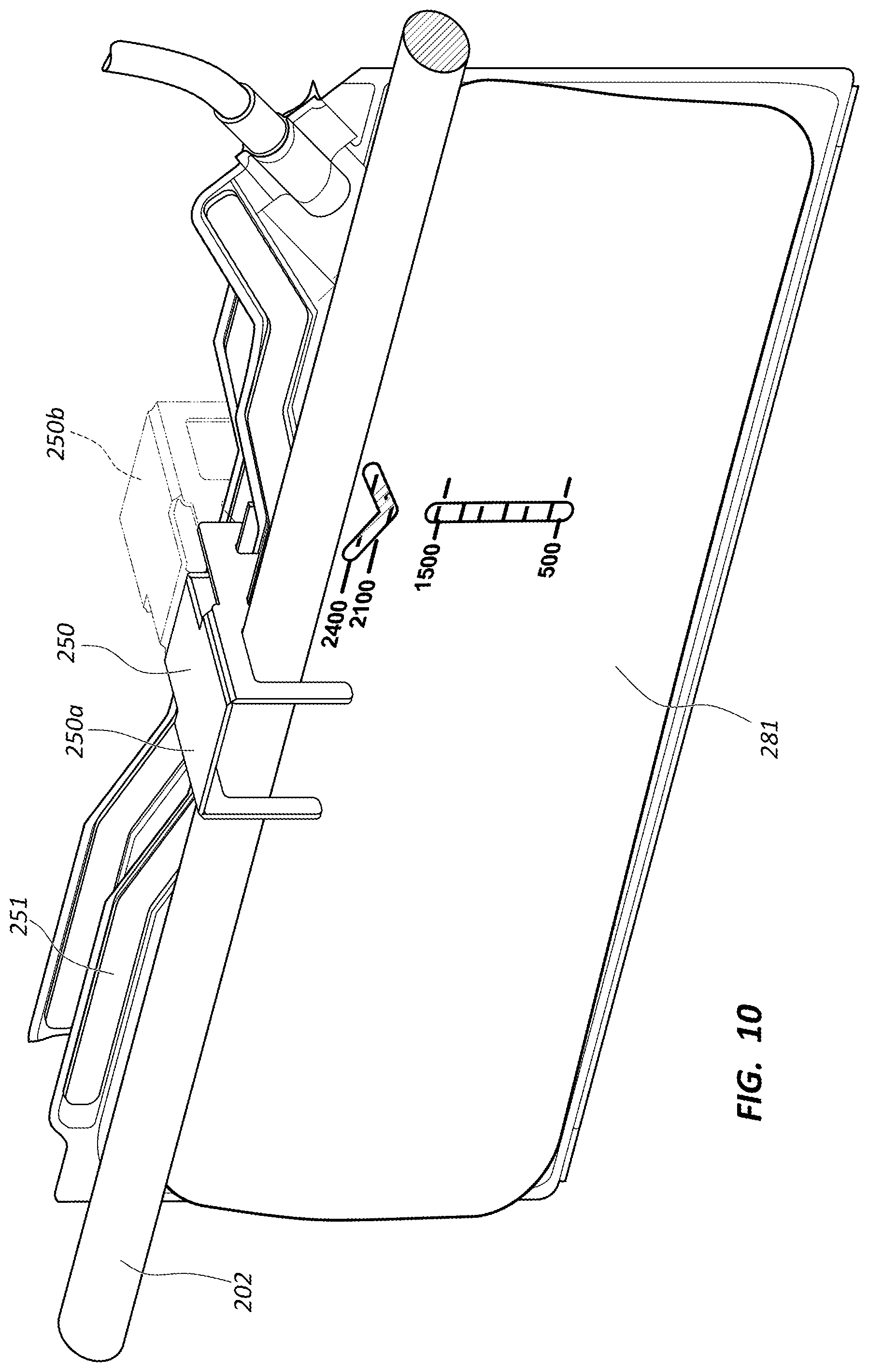 Patent US12403233 Figure 10 – Dual drainage bag, assemblies, and related methods