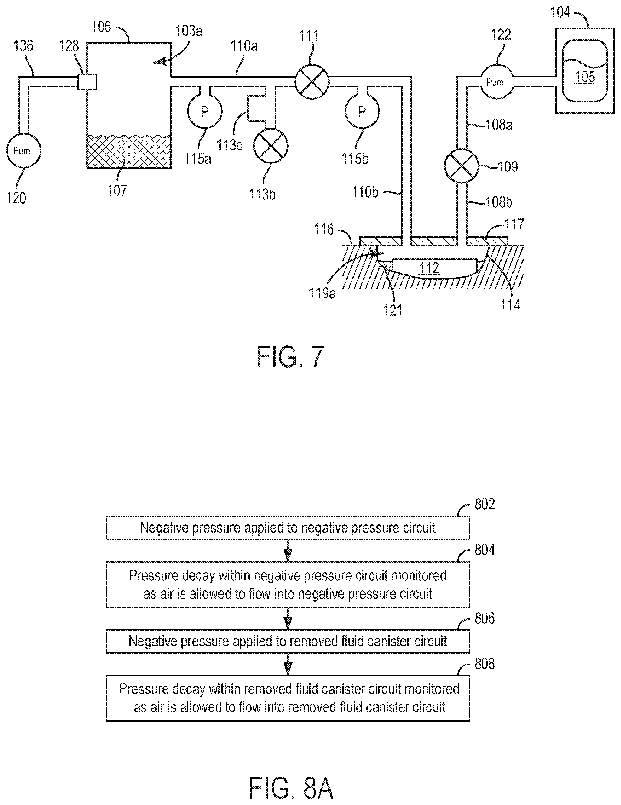 Patent US12403235 Figure 8 – Wound therapy system with internal alternating orifice