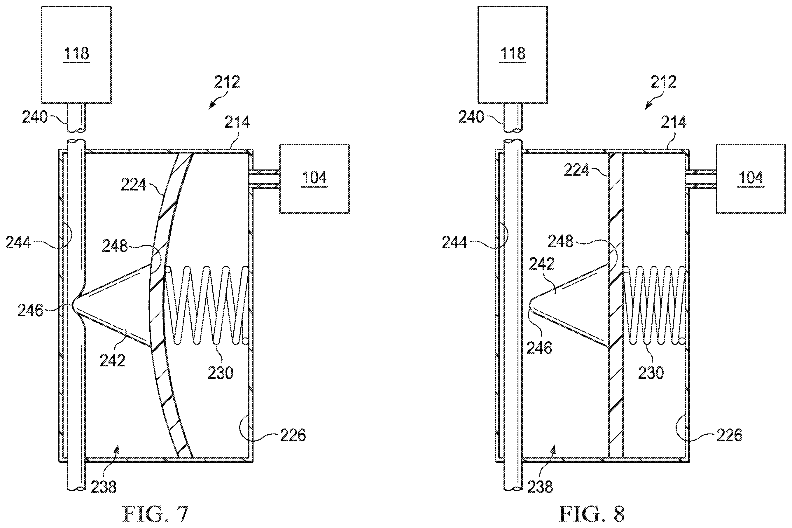 Patent US12403239 Figure 5 – Disposable cartridge for vacuum actuated fluid delivery