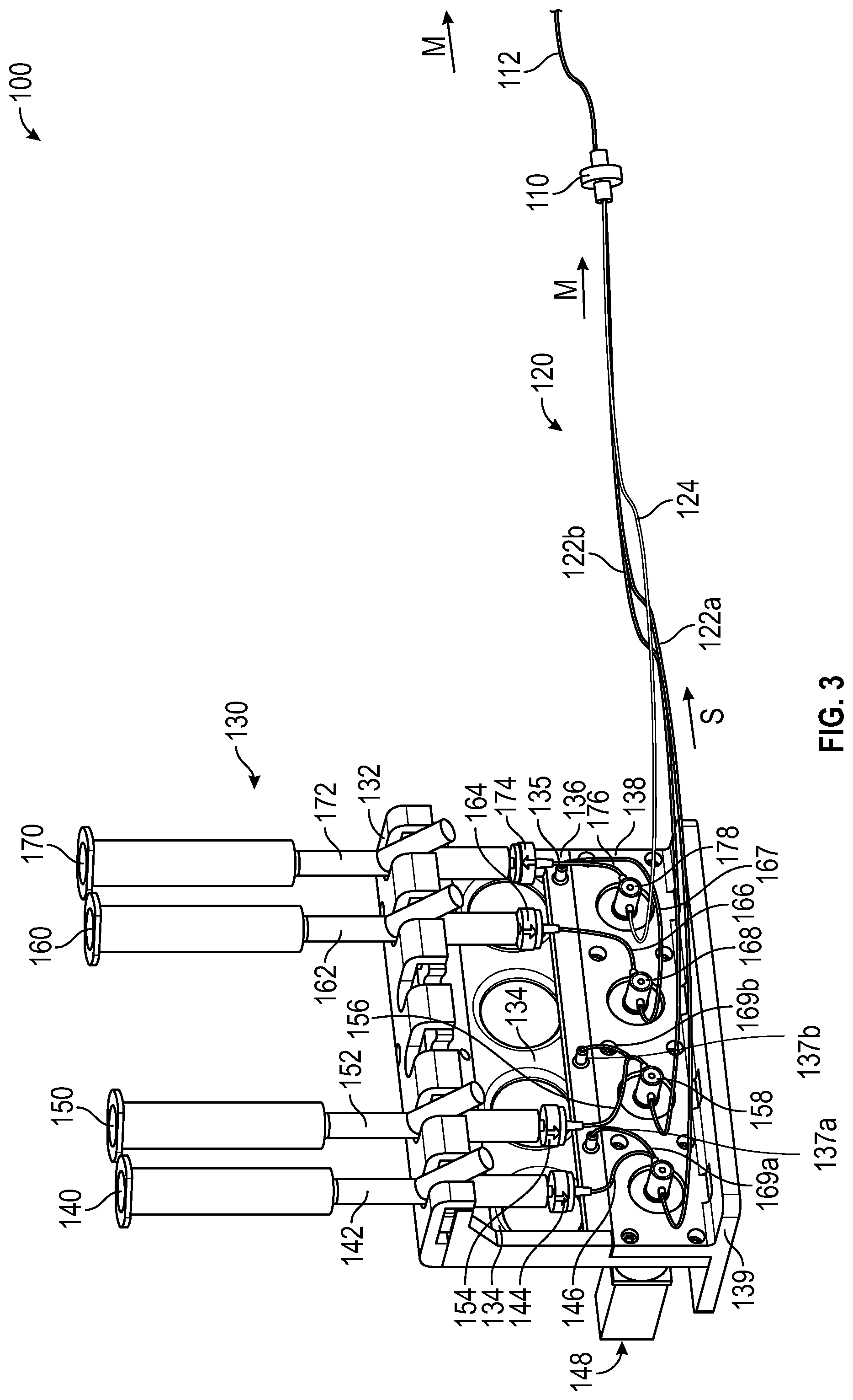 Patent US12403240 Figure 3 – Syringe control assembly