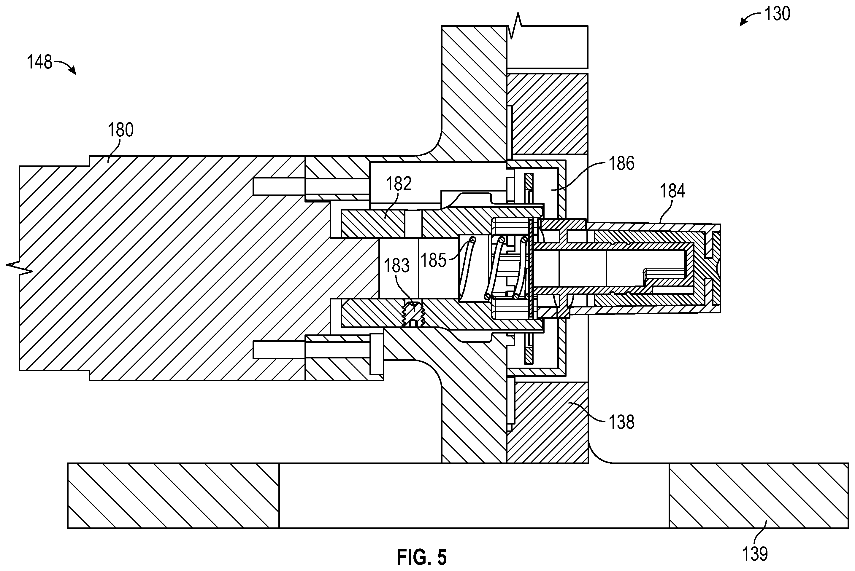 Patent US12403240 Figure 5 – Syringe control assembly