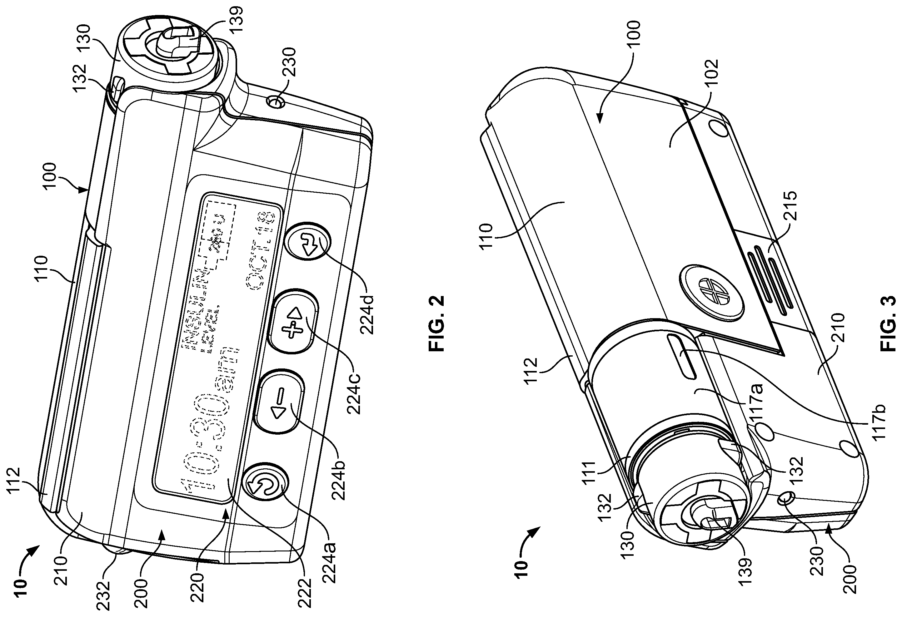Patent US12403245 Figure 2 – Operating a portable medical device