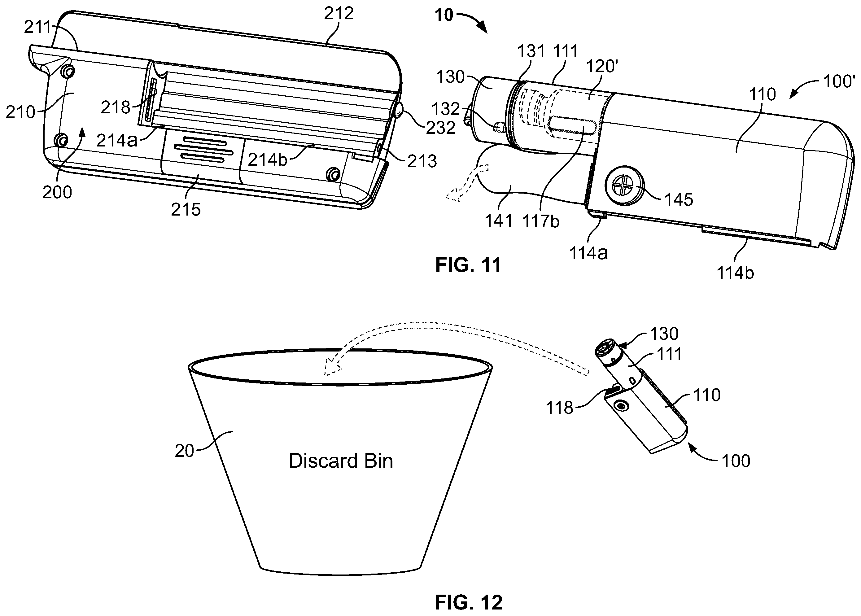 Patent US12403245 Figure 8 – Operating a portable medical device