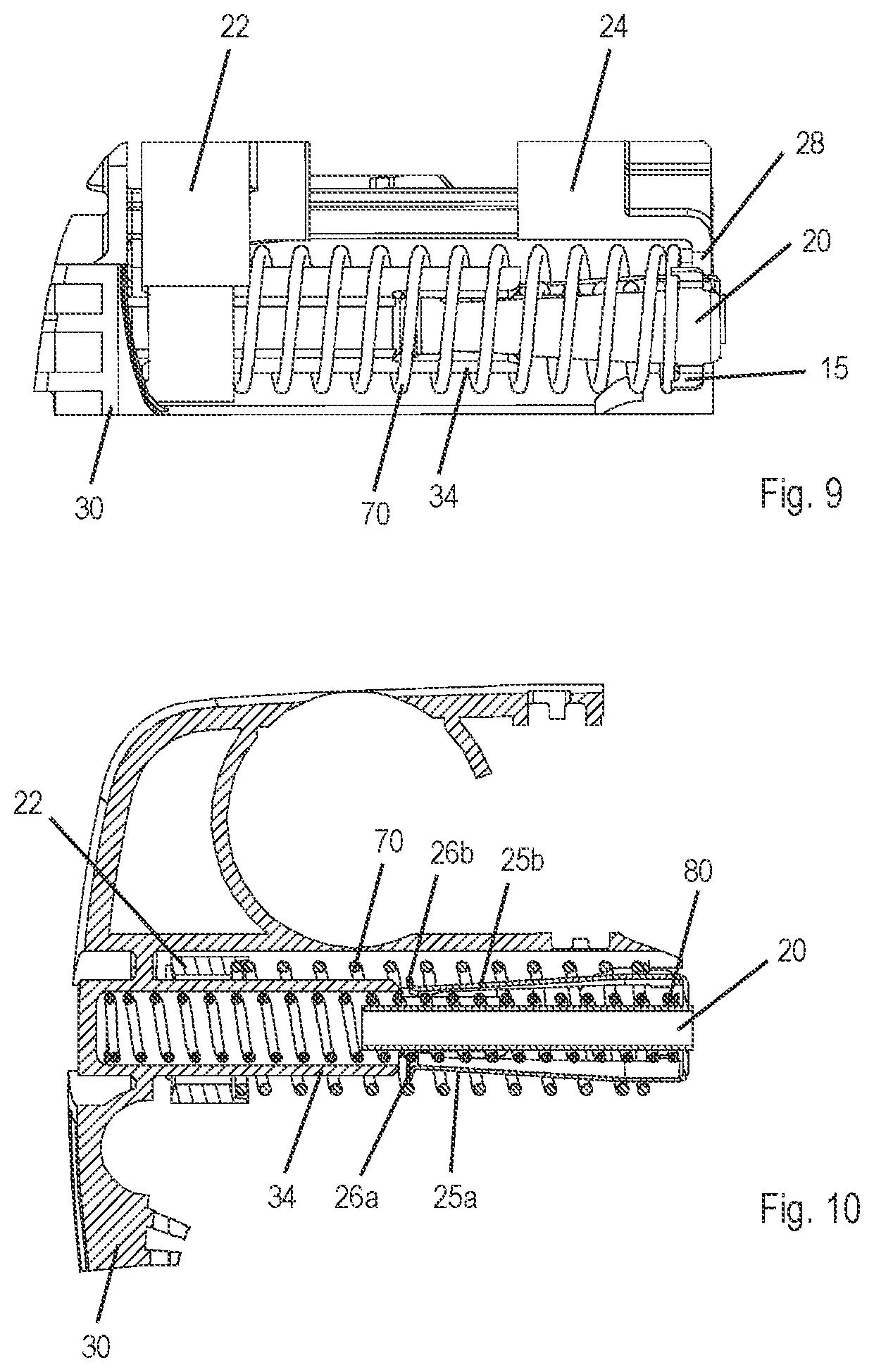 Patent US12403246 Figure 4 – Piercing device for an administration device