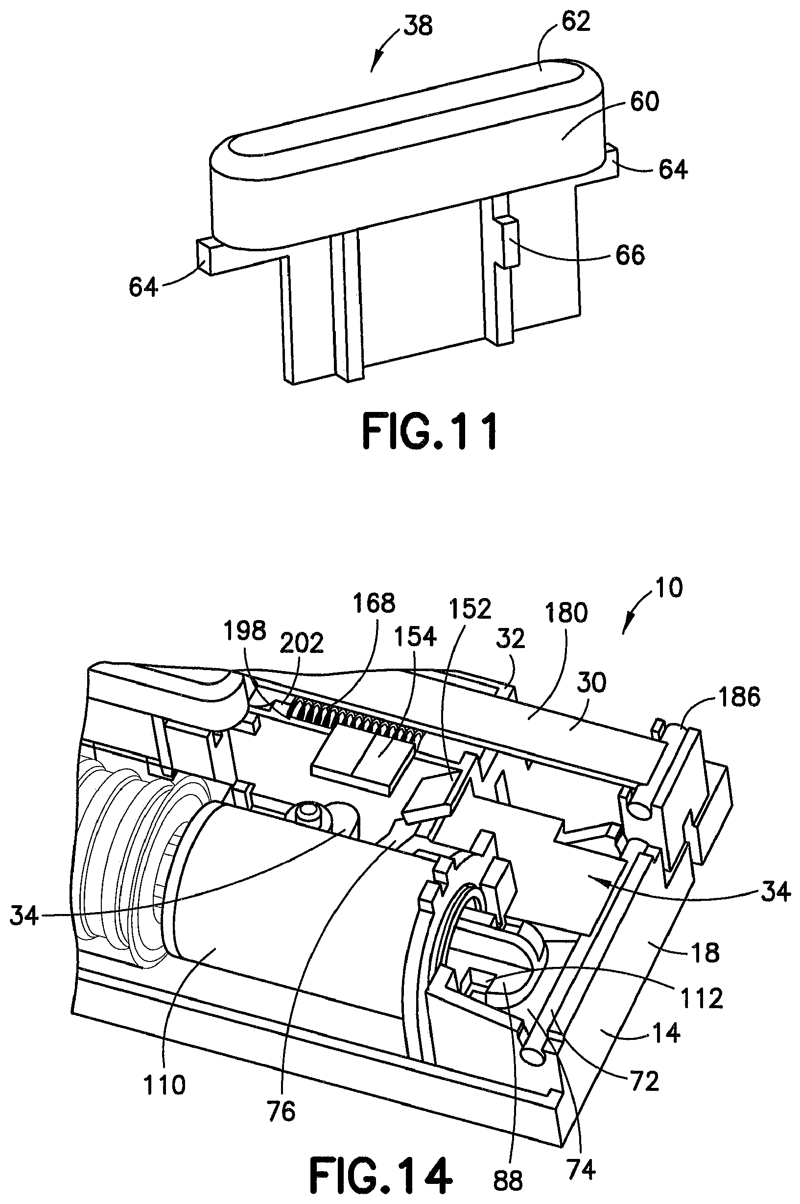 Patent US12403249 Figure 6 – Microinfuser with automatic needle retraction