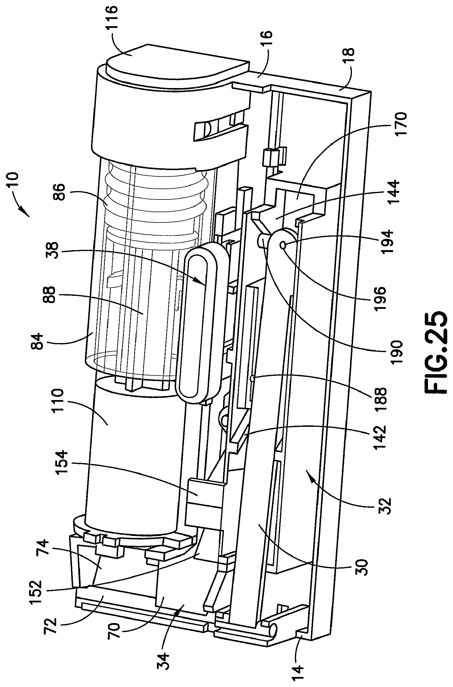 Patent US12403249 Figure 16 – Microinfuser with automatic needle retraction
