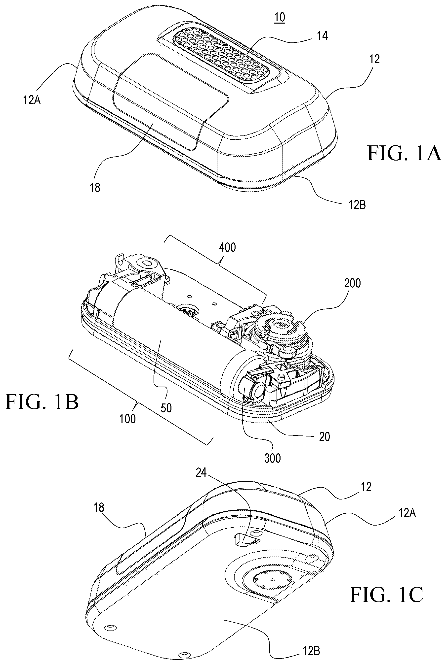 Patent US12403251 Figure 1 – Device and method for making aseptic connections