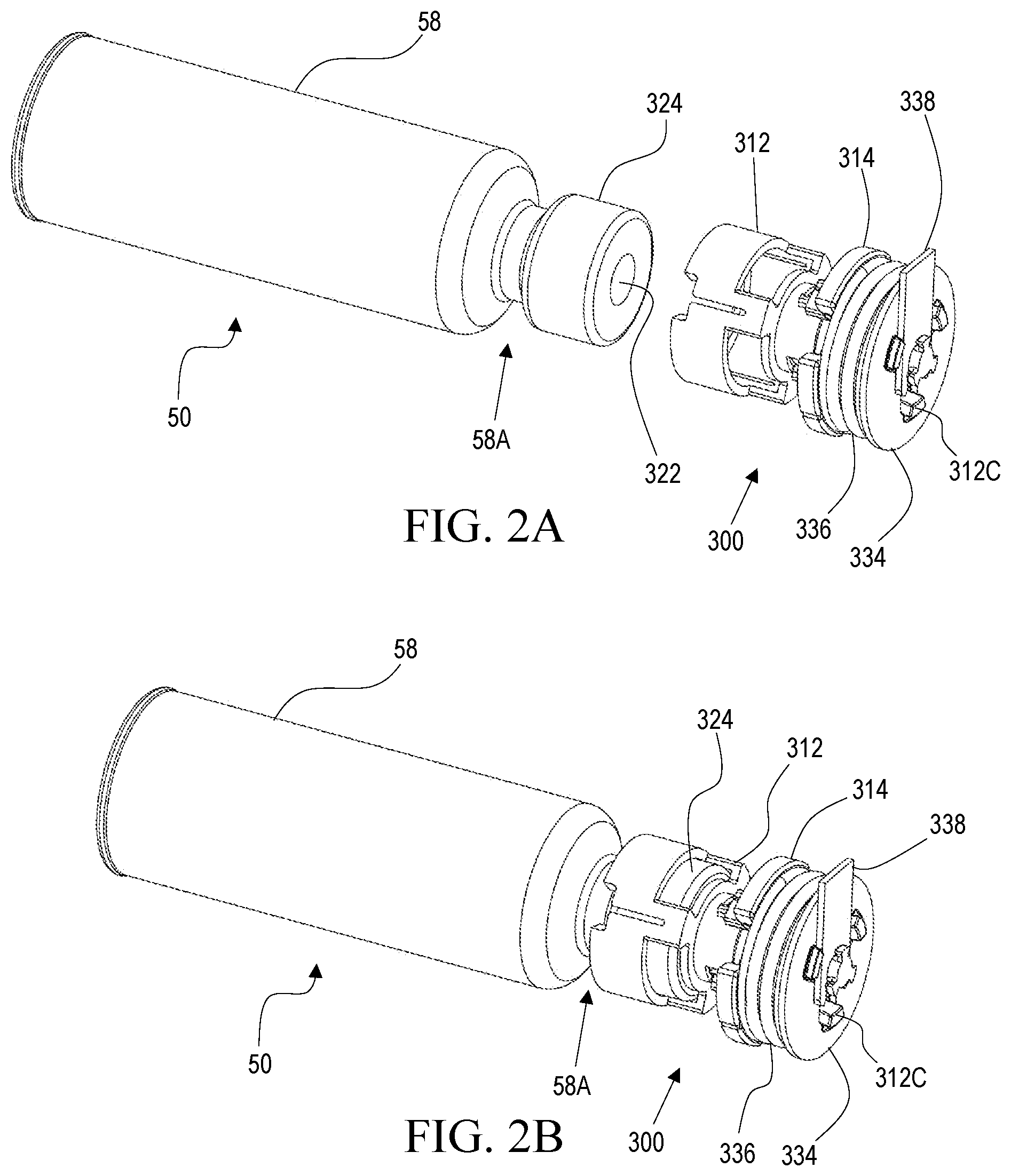 Patent US12403251 Figure 2 – Device and method for making aseptic connections
