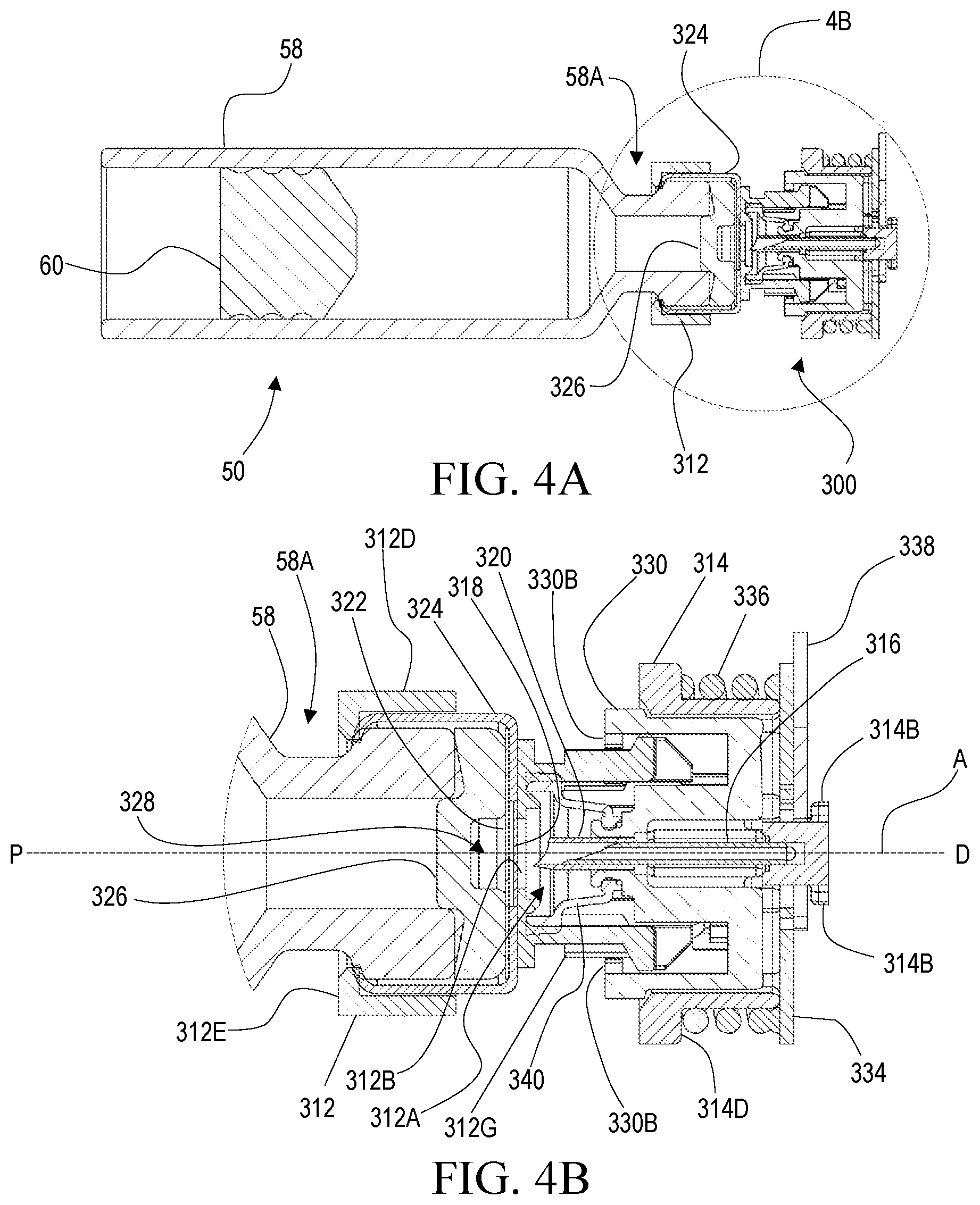 Patent US12403251 Figure 4 – Device and method for making aseptic connections