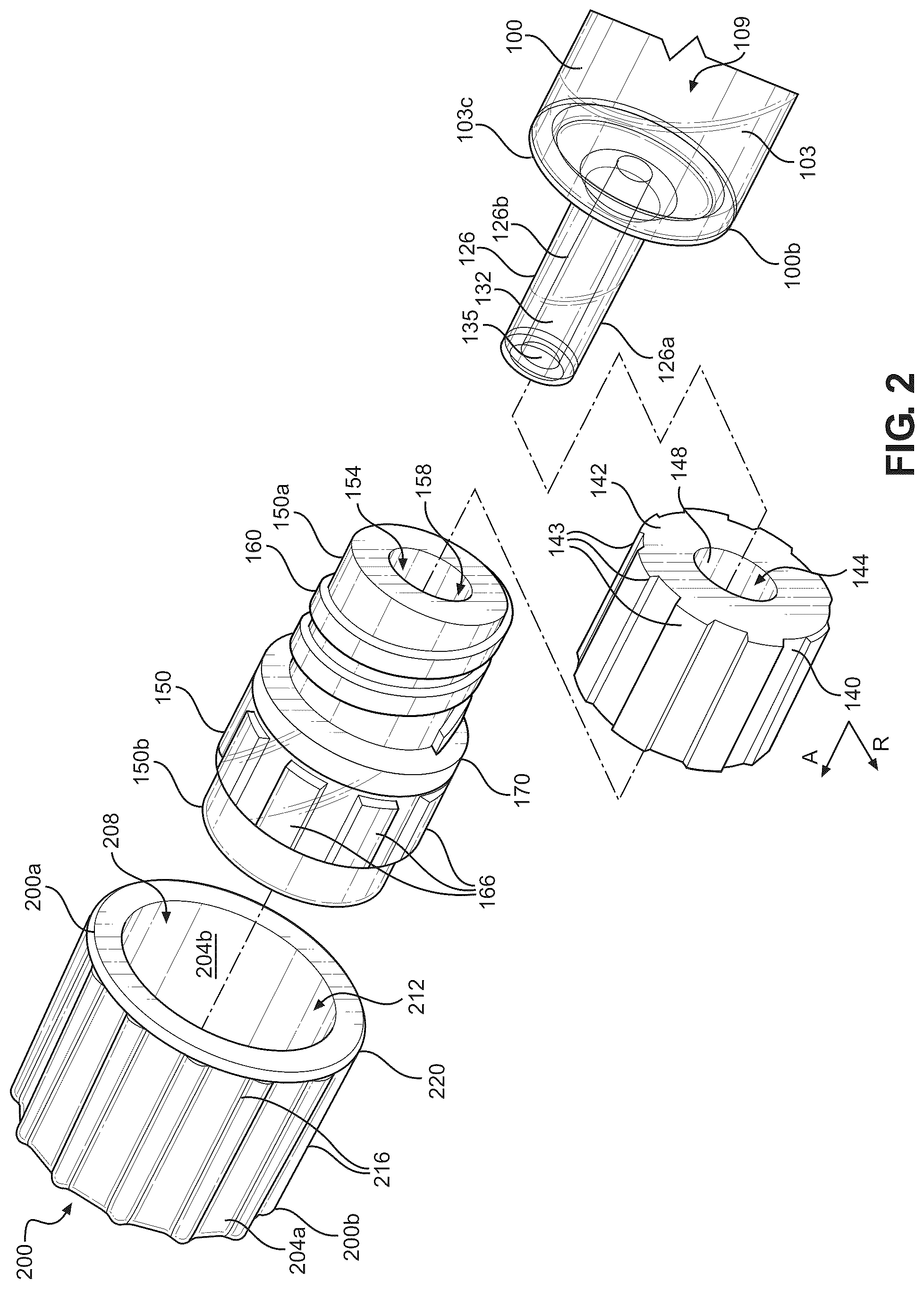 Patent US12403262 Figure 2 – Tamper evident assembly with RFID for syringes