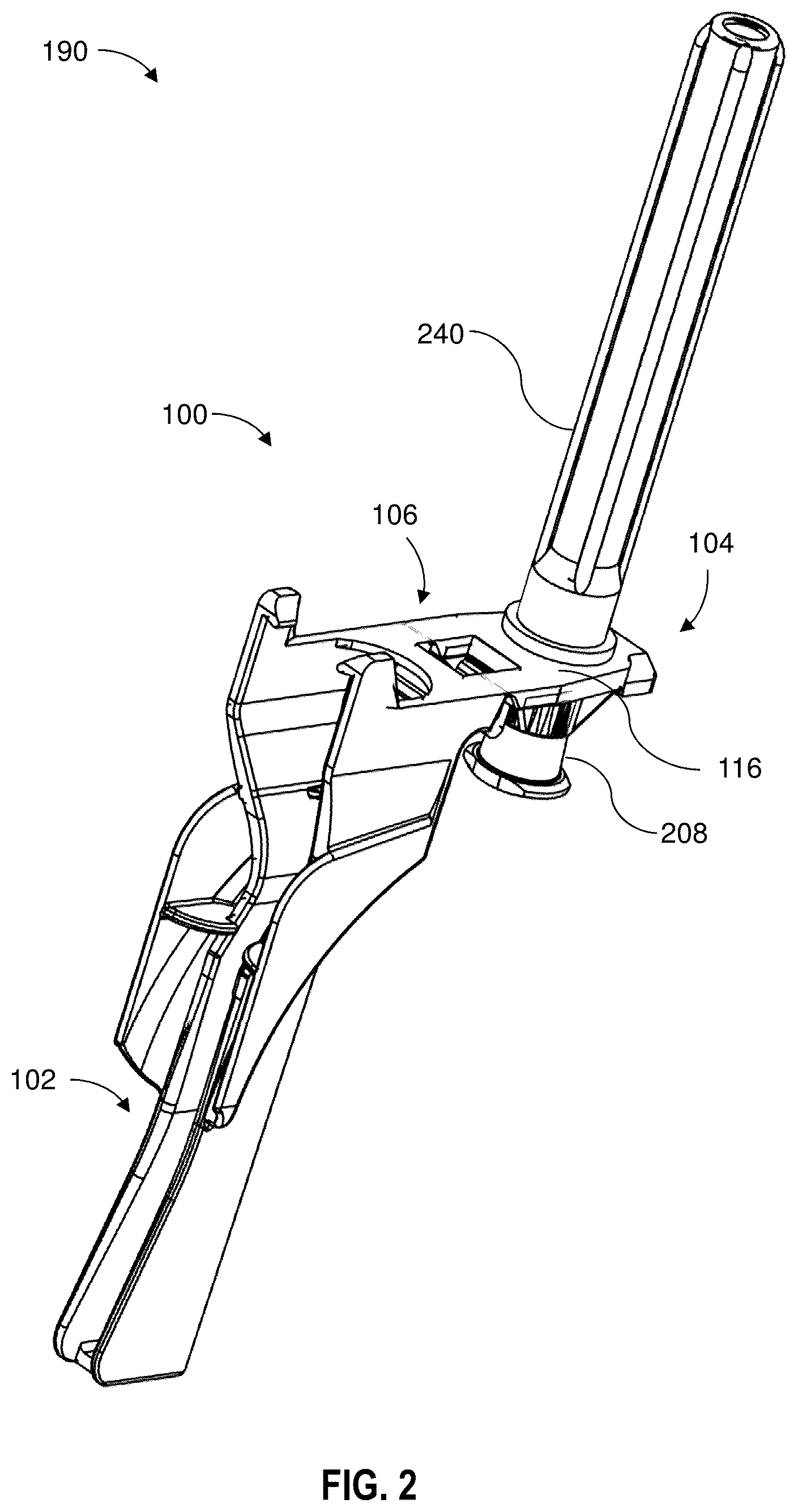 Patent US12403265 Figure 2 – Hinged needle shield and needle assemblies