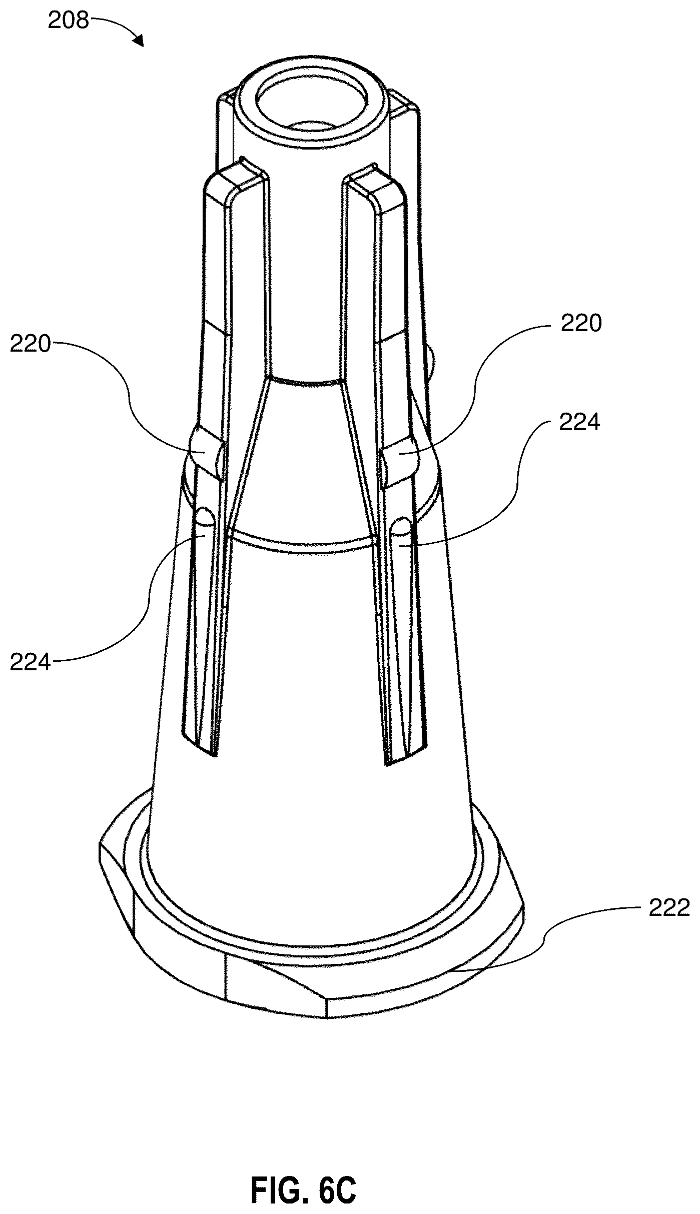 Patent US12403265 Figure 8 – Hinged needle shield and needle assemblies