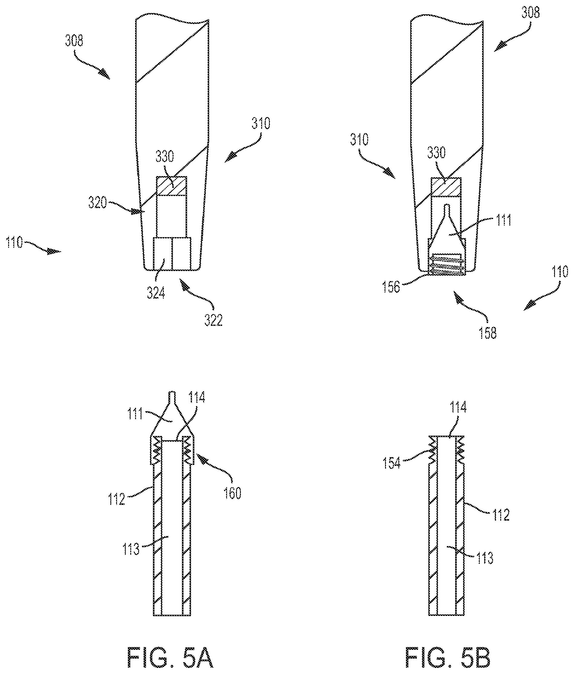 Patent US12403267 Figure 5 – Devices and methods for installation and removal of a needle tip of a needle