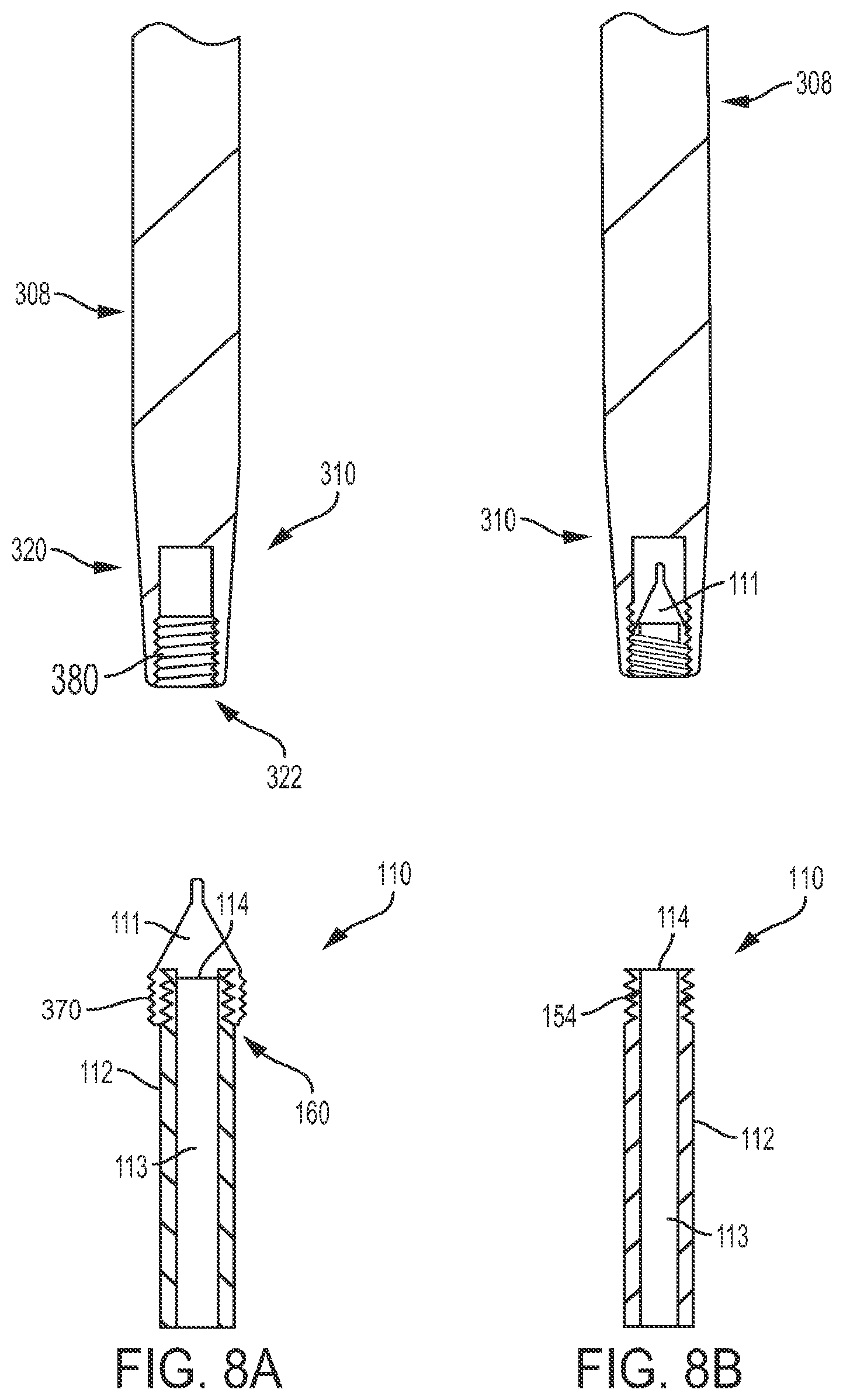Patent US12403267 Figure 8 – Devices and methods for installation and removal of a needle tip of a needle