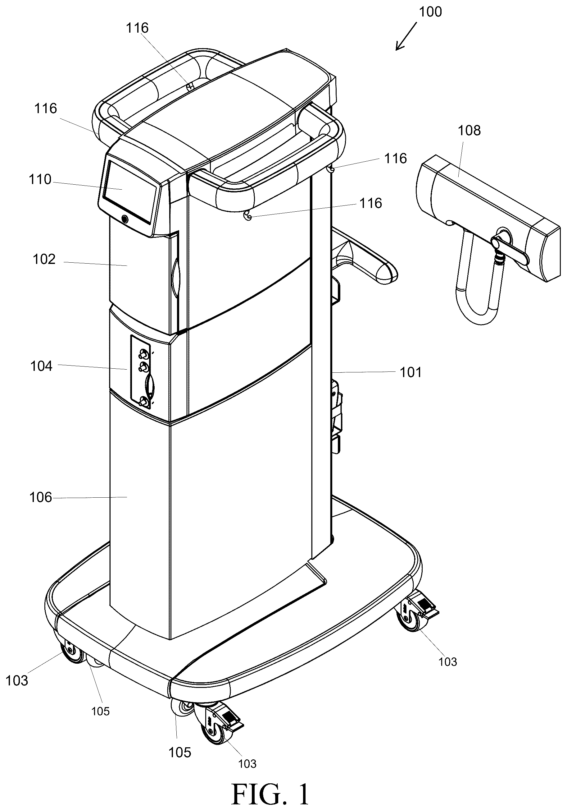 Patent US12403268 Figure 1 – Fluid management systems and methods